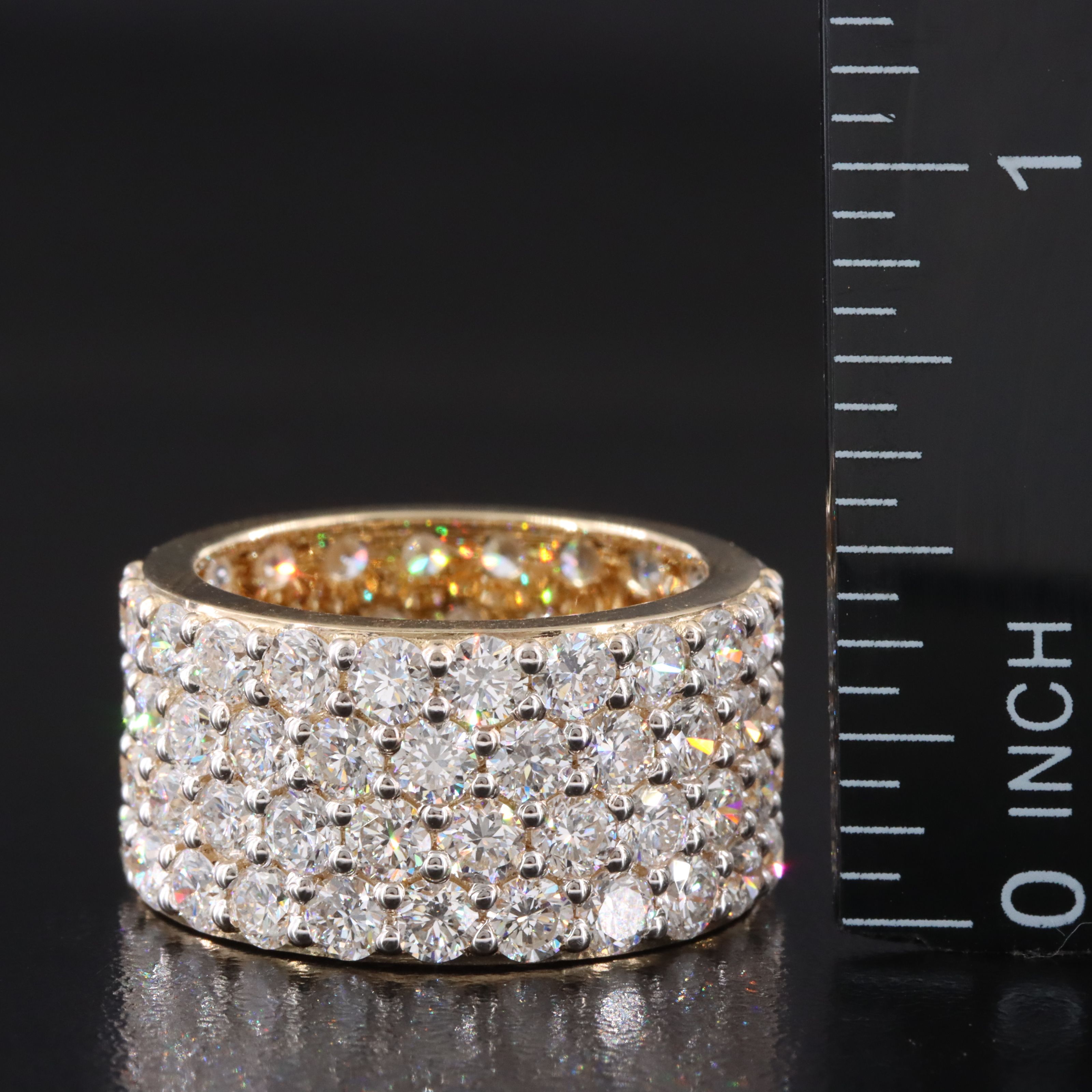 14K 8.60 CTW Lab Grown Diamond Eternity Band