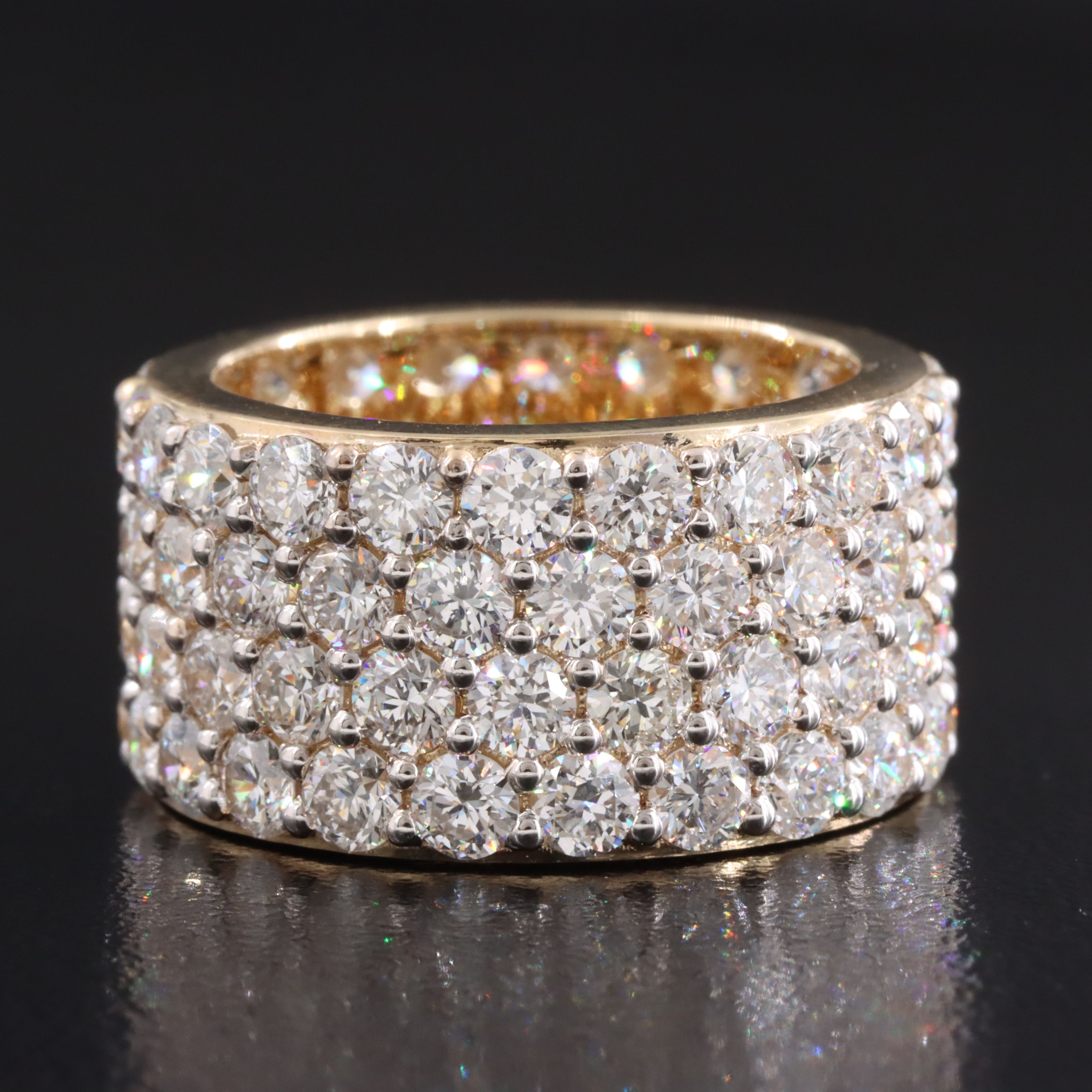 14K 8.60 CTW Lab Grown Diamond Eternity Band