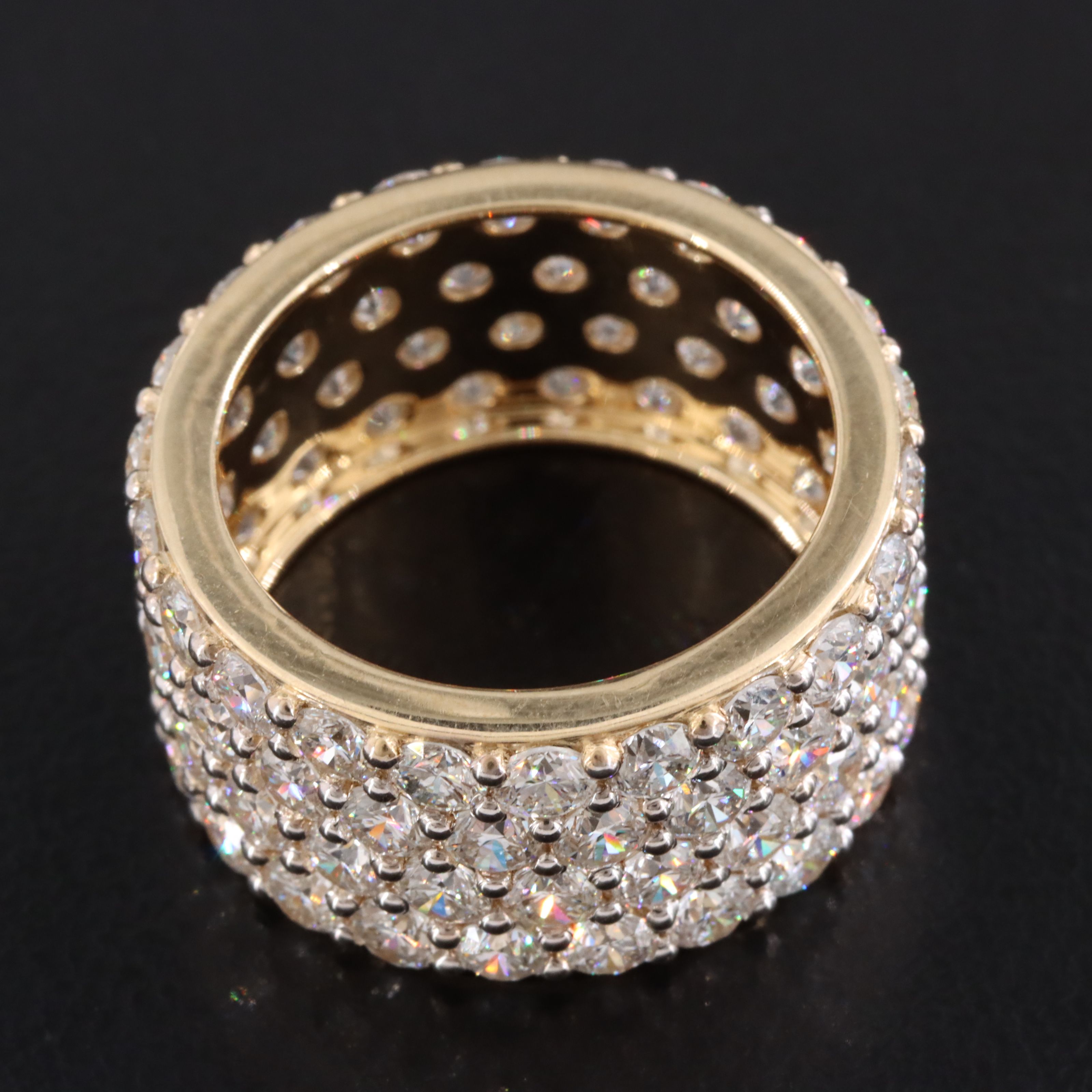 14K 8.60 CTW Lab Grown Diamond Eternity Band