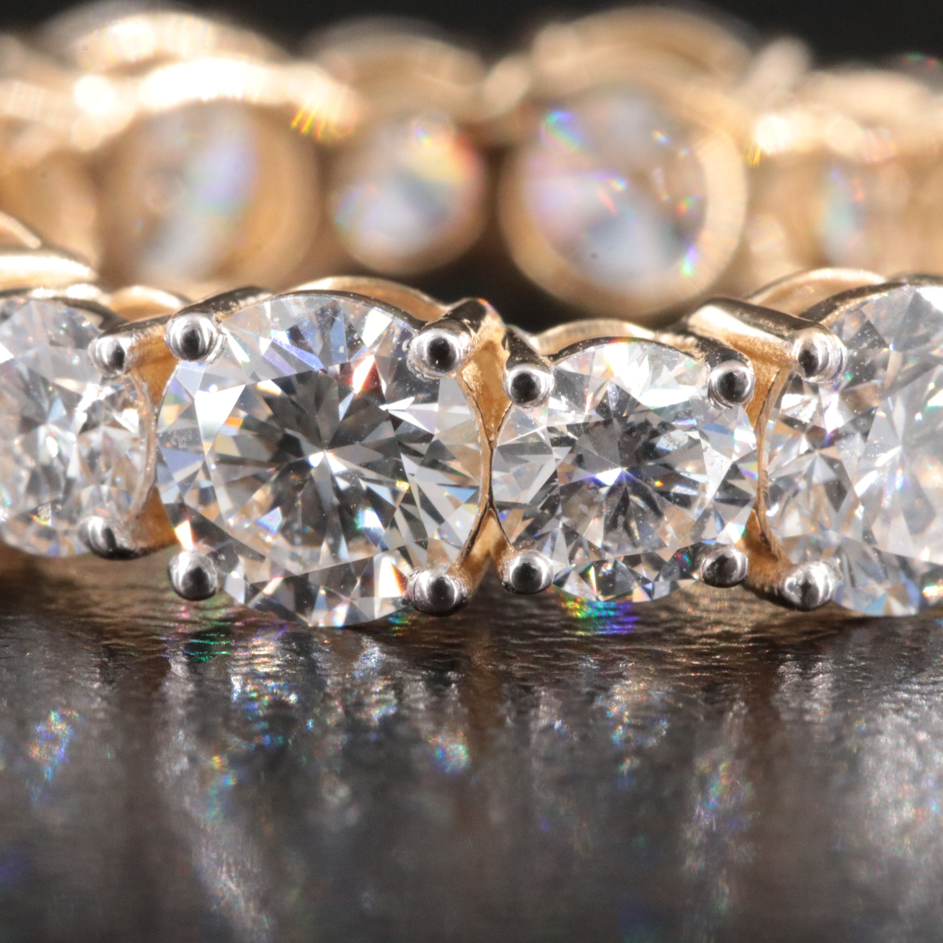 14K 6.61 CTW Lab Grown Diamond Eternity Band