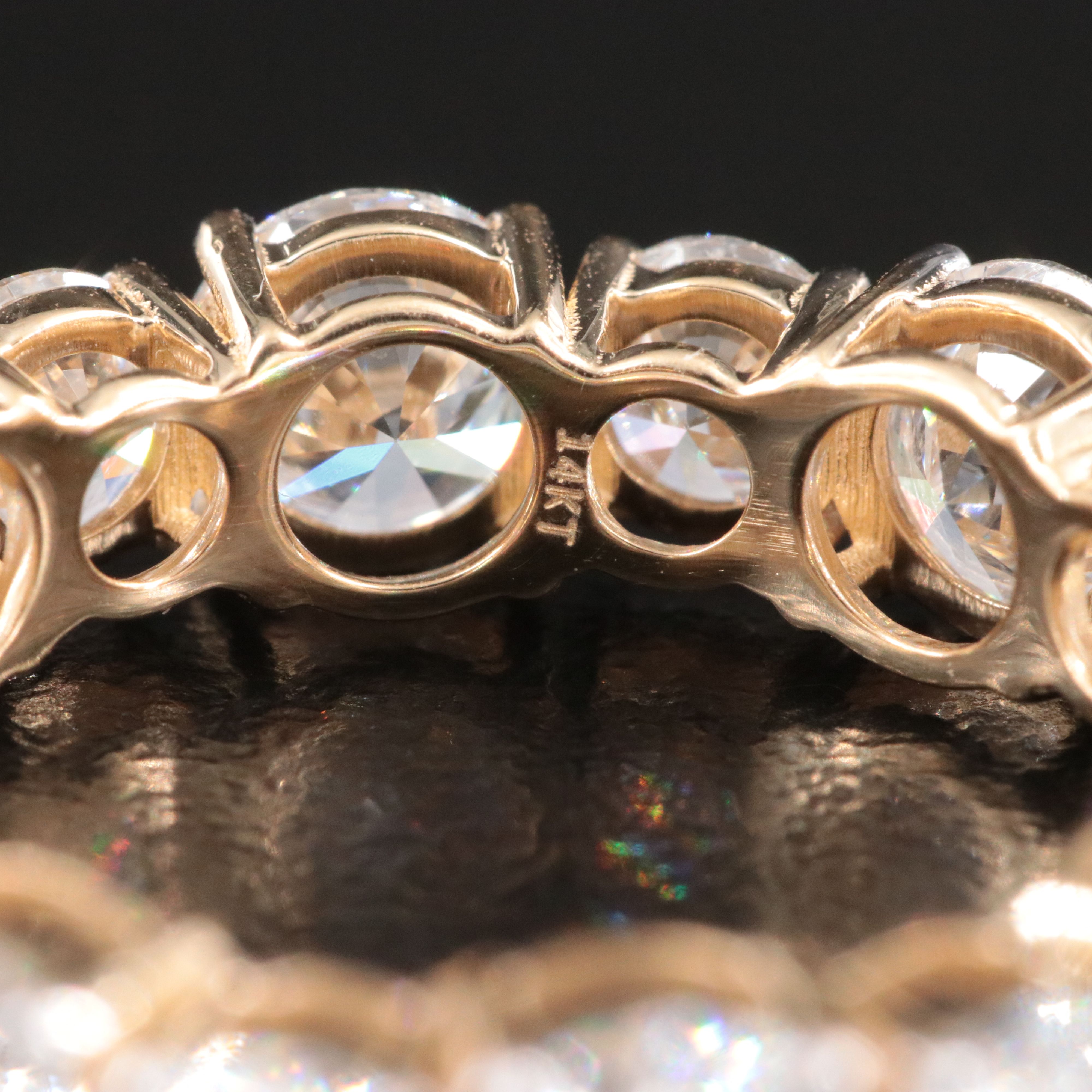 14K 6.61 CTW Lab Grown Diamond Eternity Band