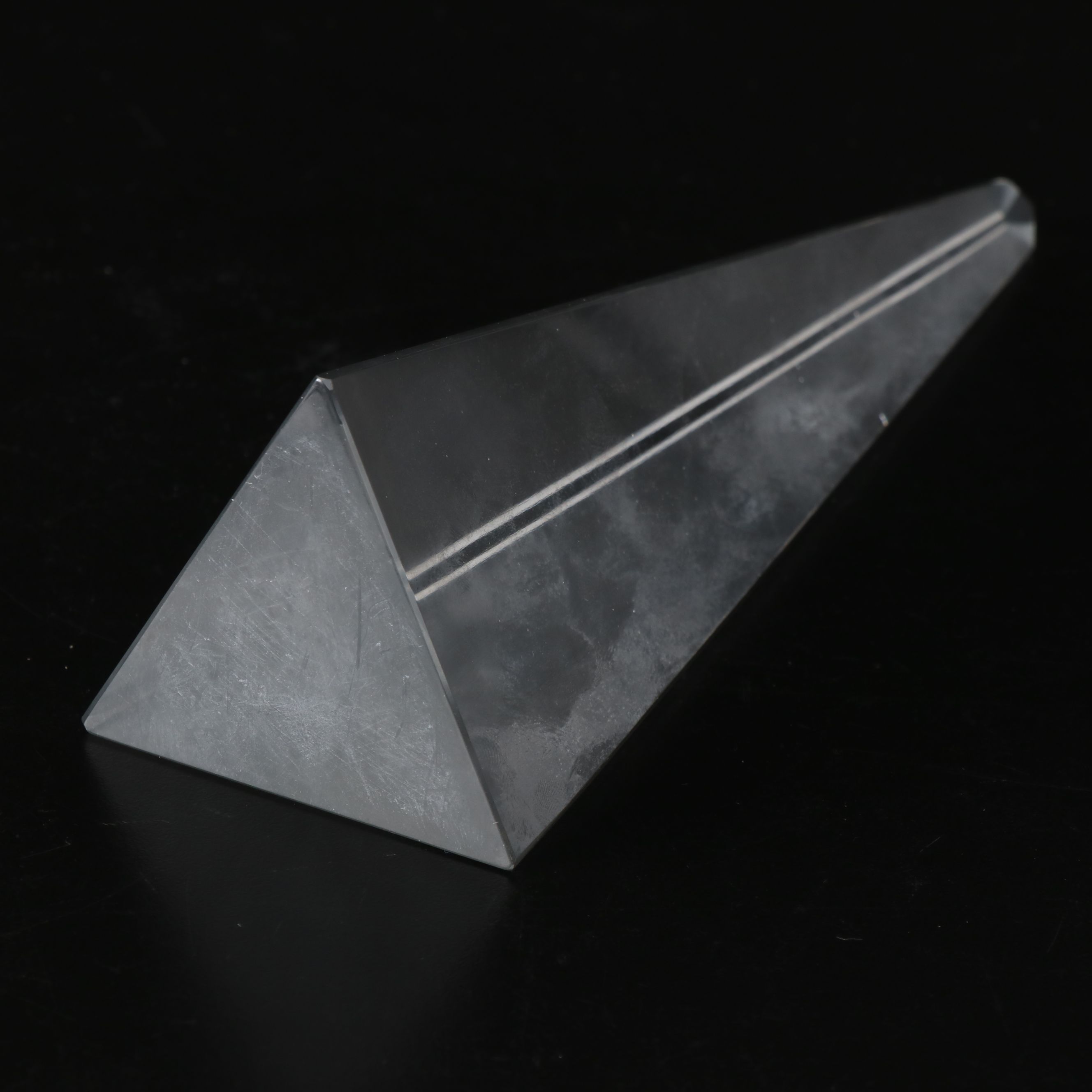 Mikasa Crystal Desk Clock with More Glass and Brass Office Accessories