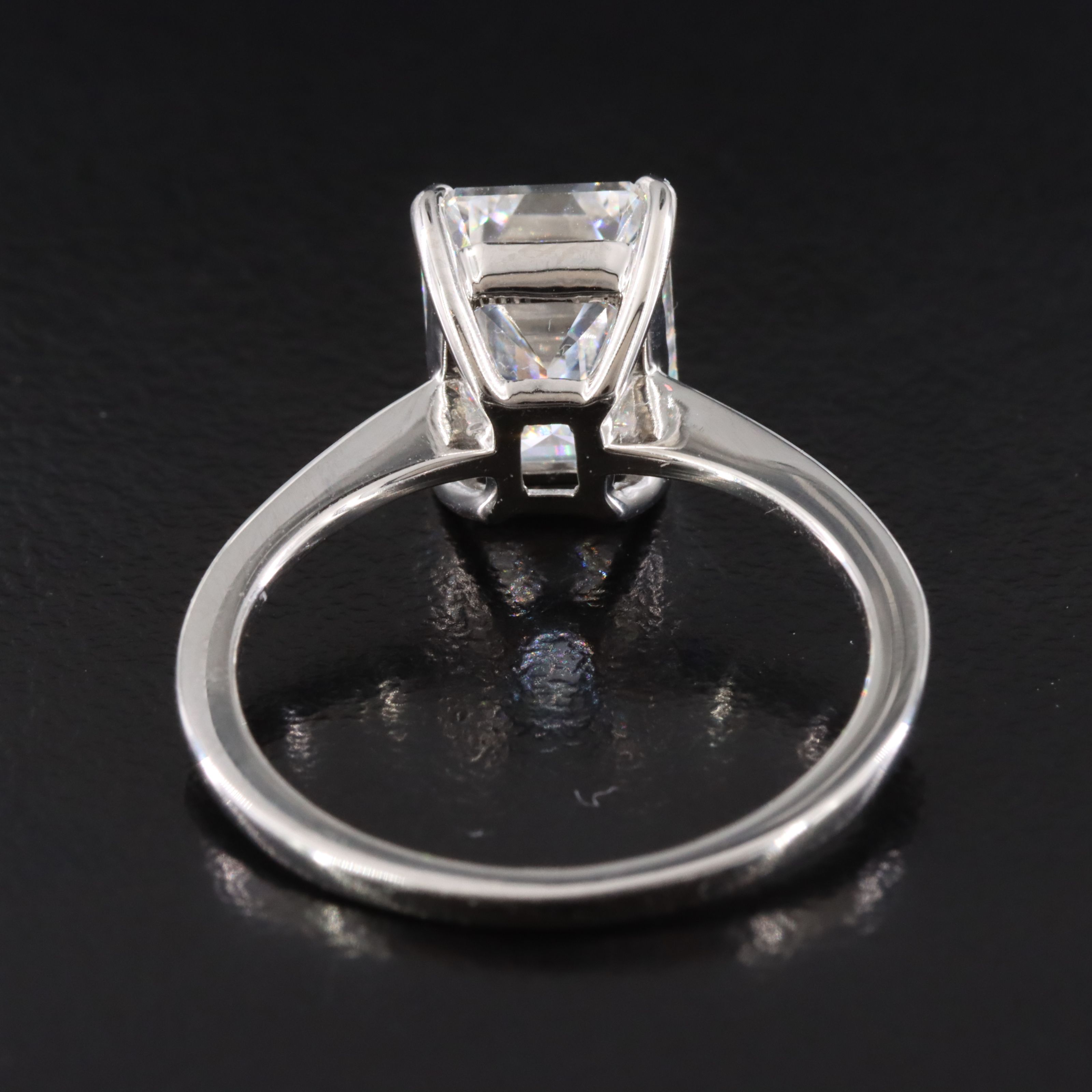 Platinum 3.00 CT Lab Grown Diamond Solitaire Ring with IGI Report