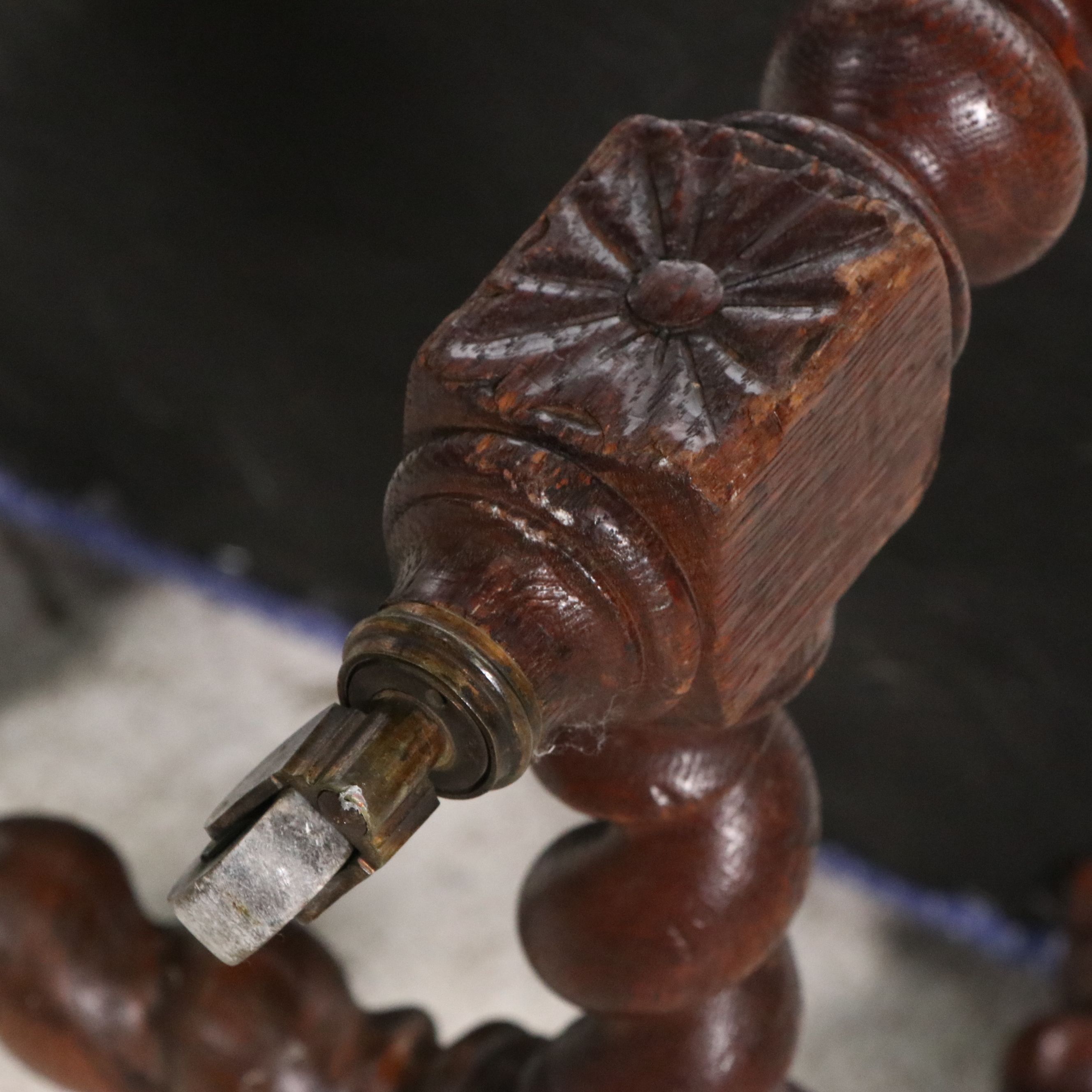 Set of Four Flemish Renaissance Revival Carved Oak Side Chairs