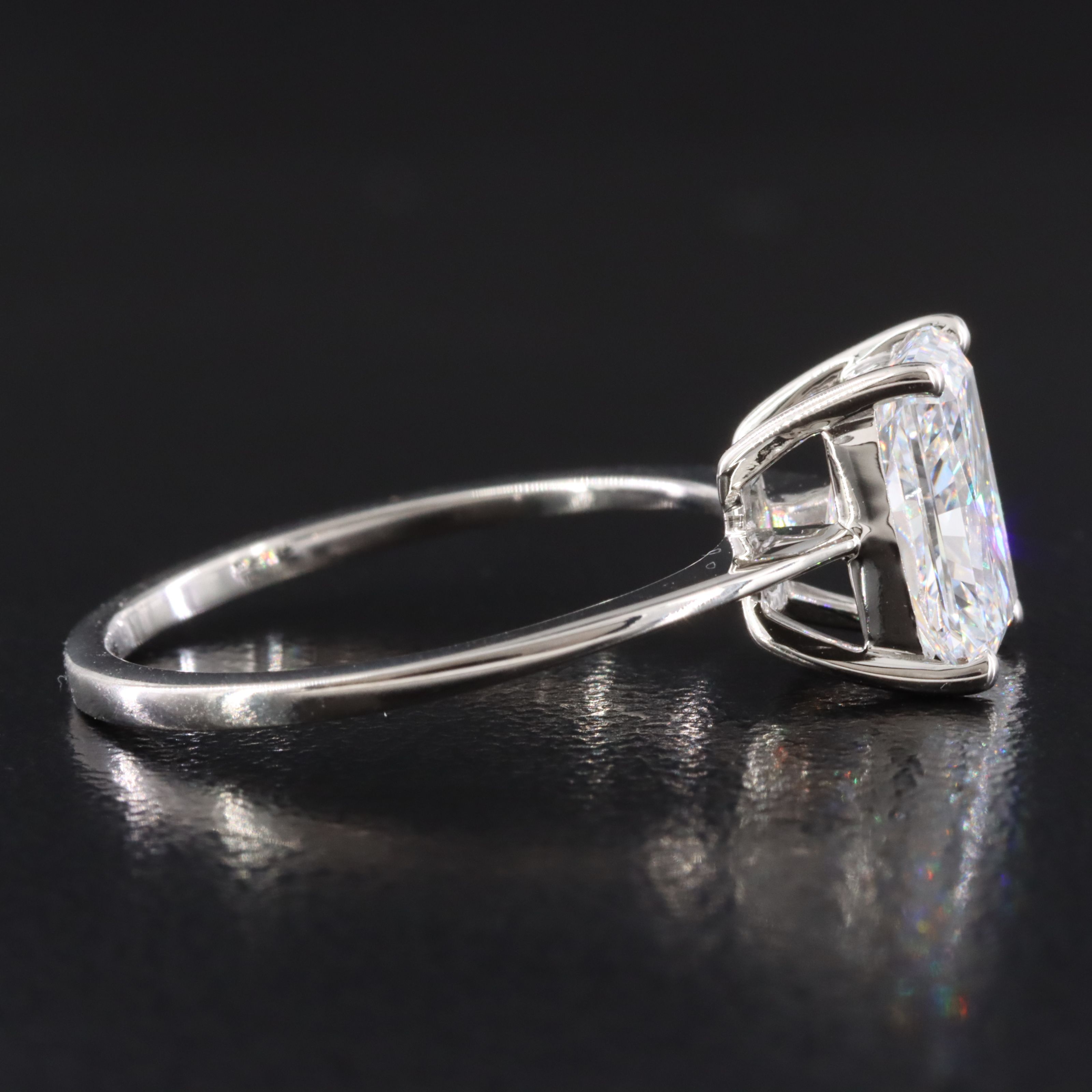 Platinum 1.98 CT Lab Grown Diamond Solitaire Ring with IGI Report