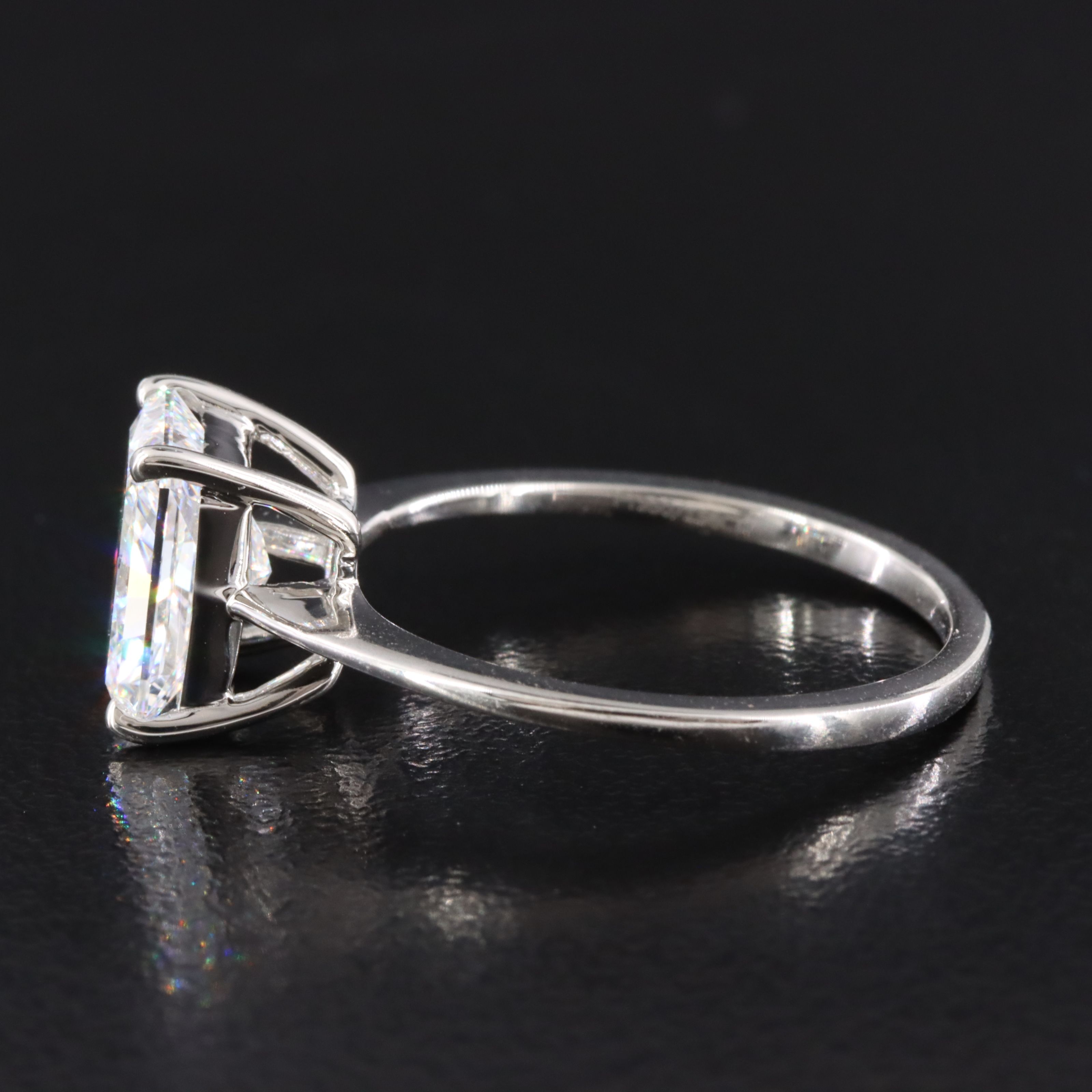 Platinum 1.98 CT Lab Grown Diamond Solitaire Ring with IGI Report