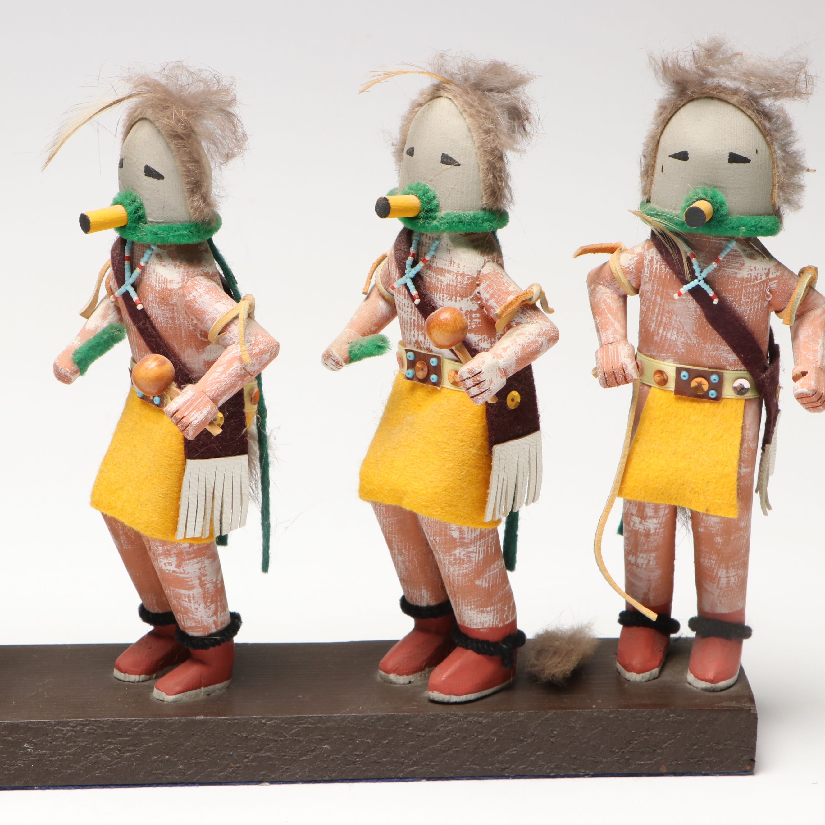 Navajo Style Hand-Carved Line of Yeibichei Figures