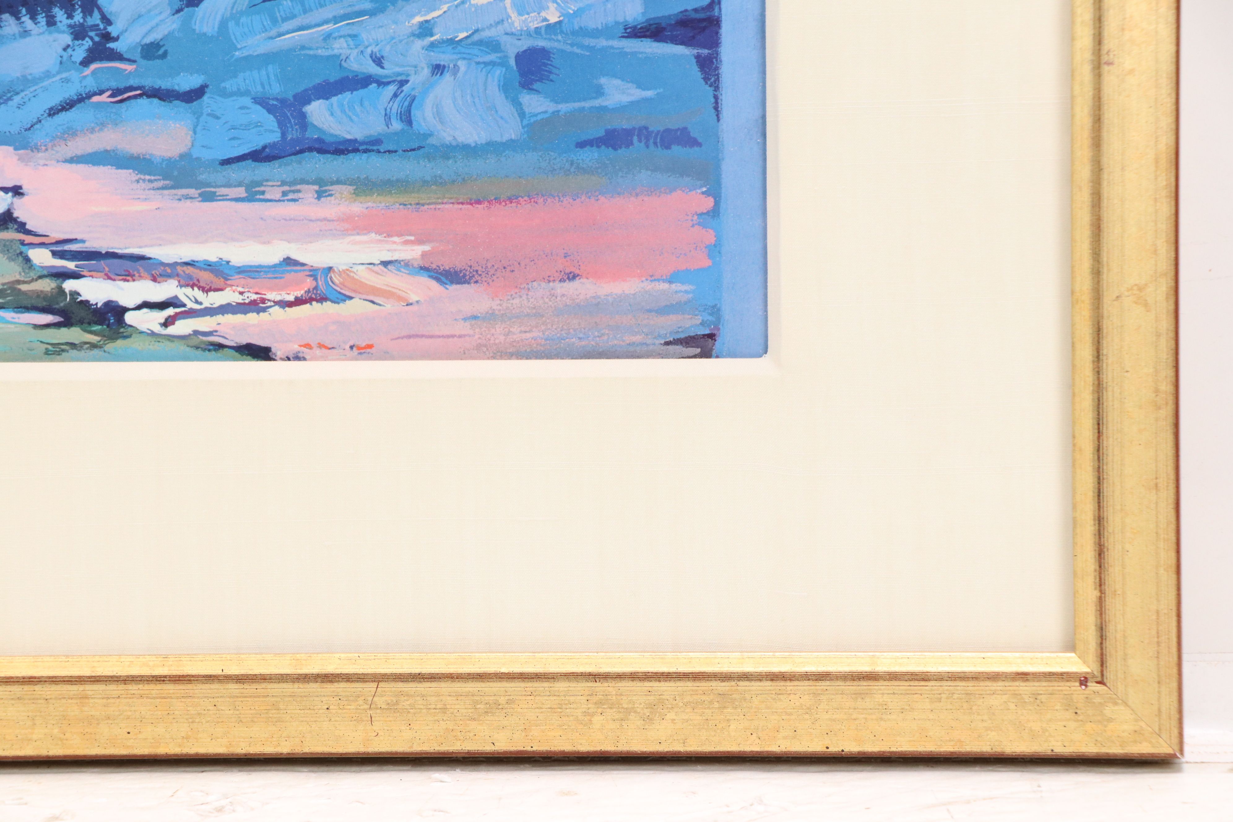 After Howard Behrens Offset Lithograph "Memories of Italy: Riviera," 1993