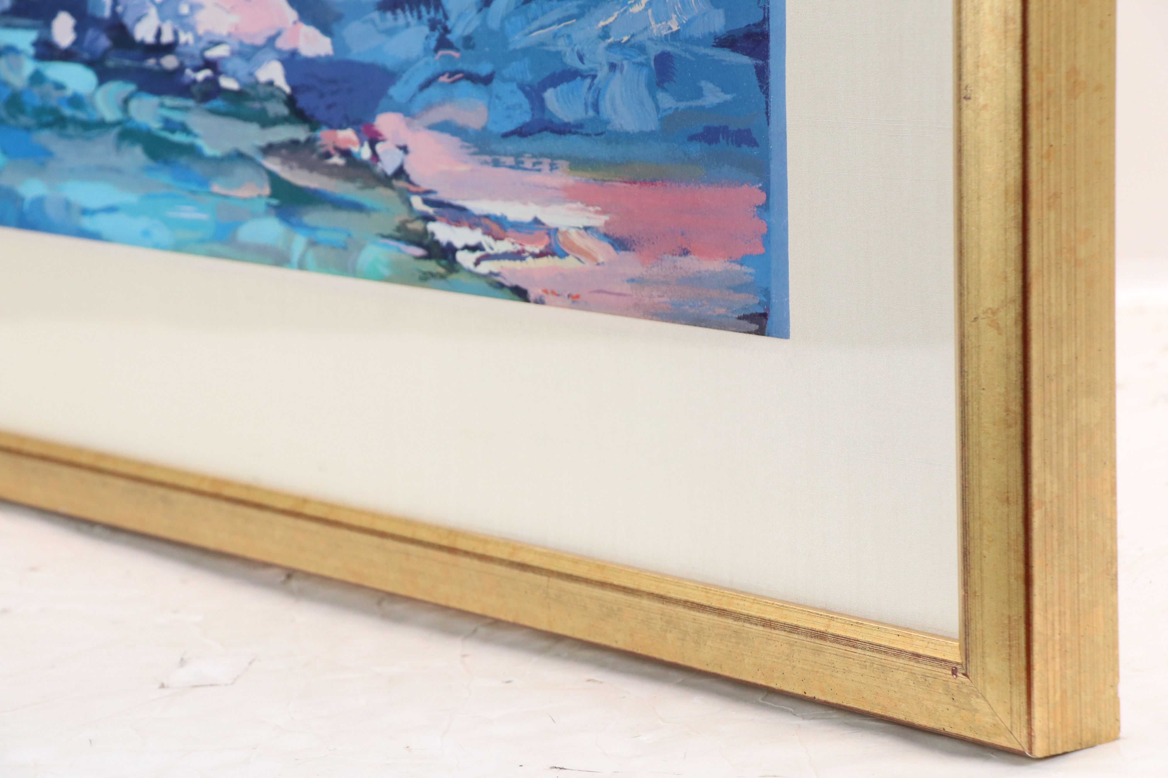 After Howard Behrens Offset Lithograph "Memories of Italy: Riviera," 1993