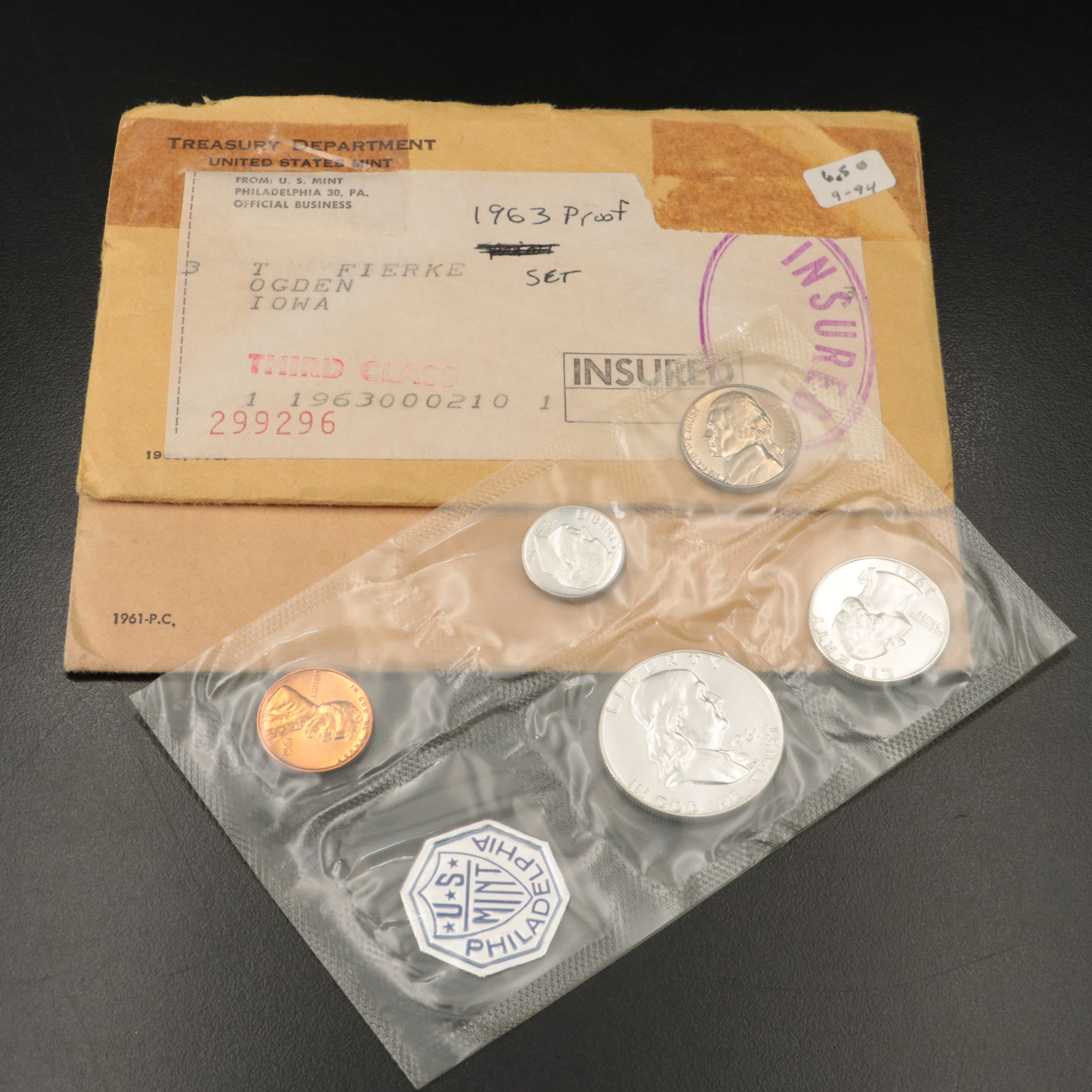 Two Classic U.S. Silver Proof Sets 1961 and 1963