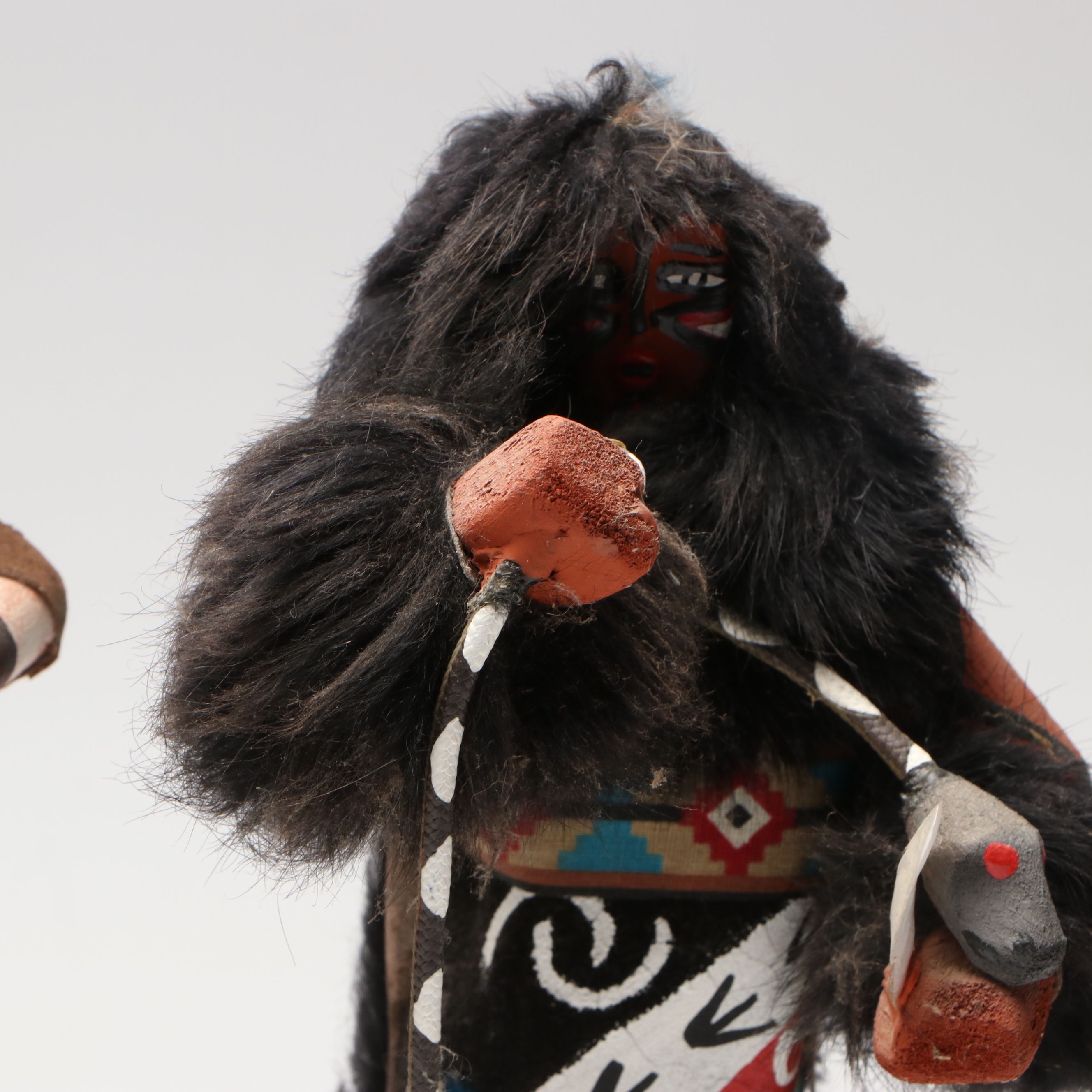 Little Bird "Snake Dancer" with Other Handcrafted Kachina Dolls