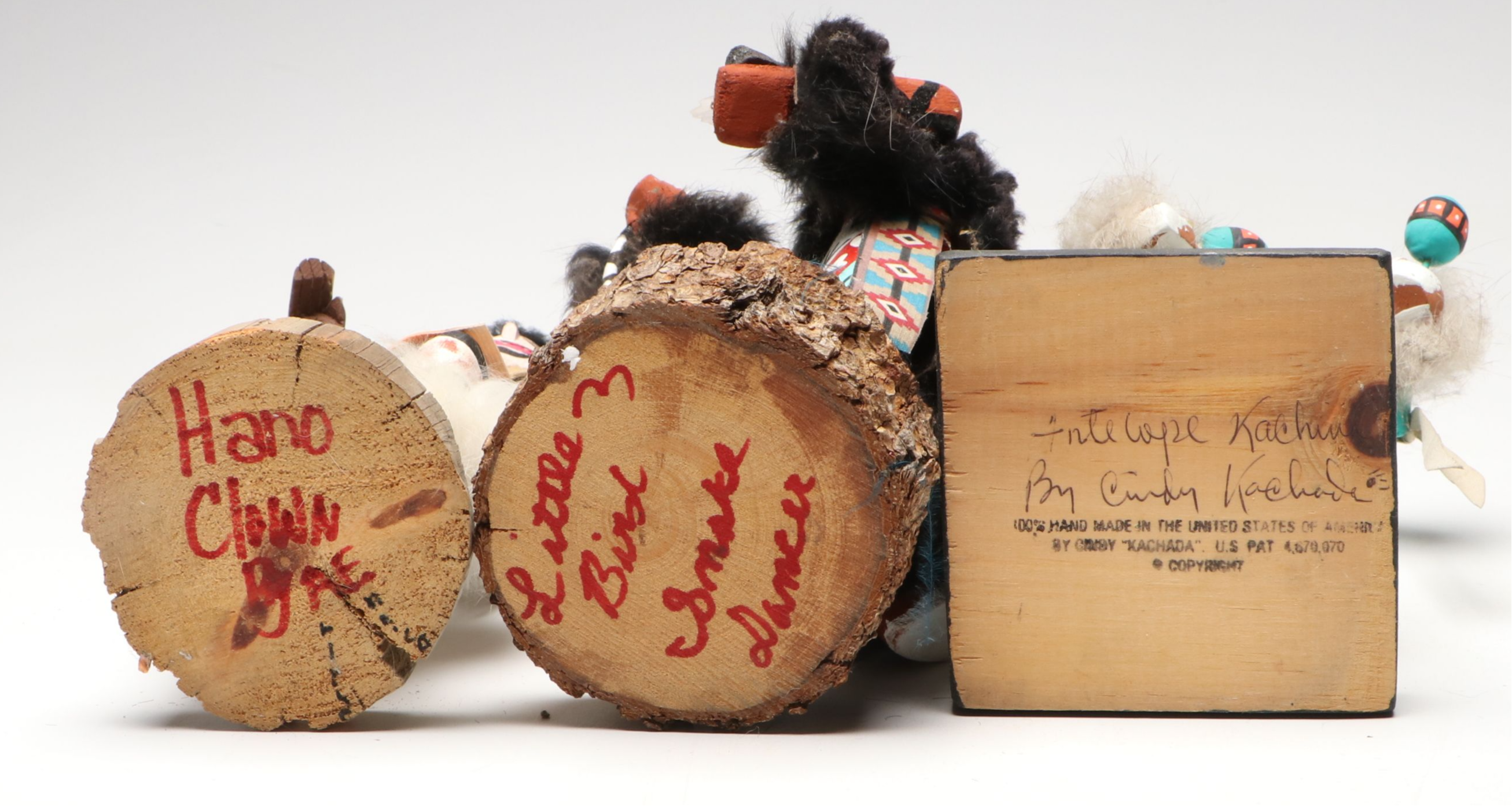 Little Bird "Snake Dancer" with Other Handcrafted Kachina Dolls