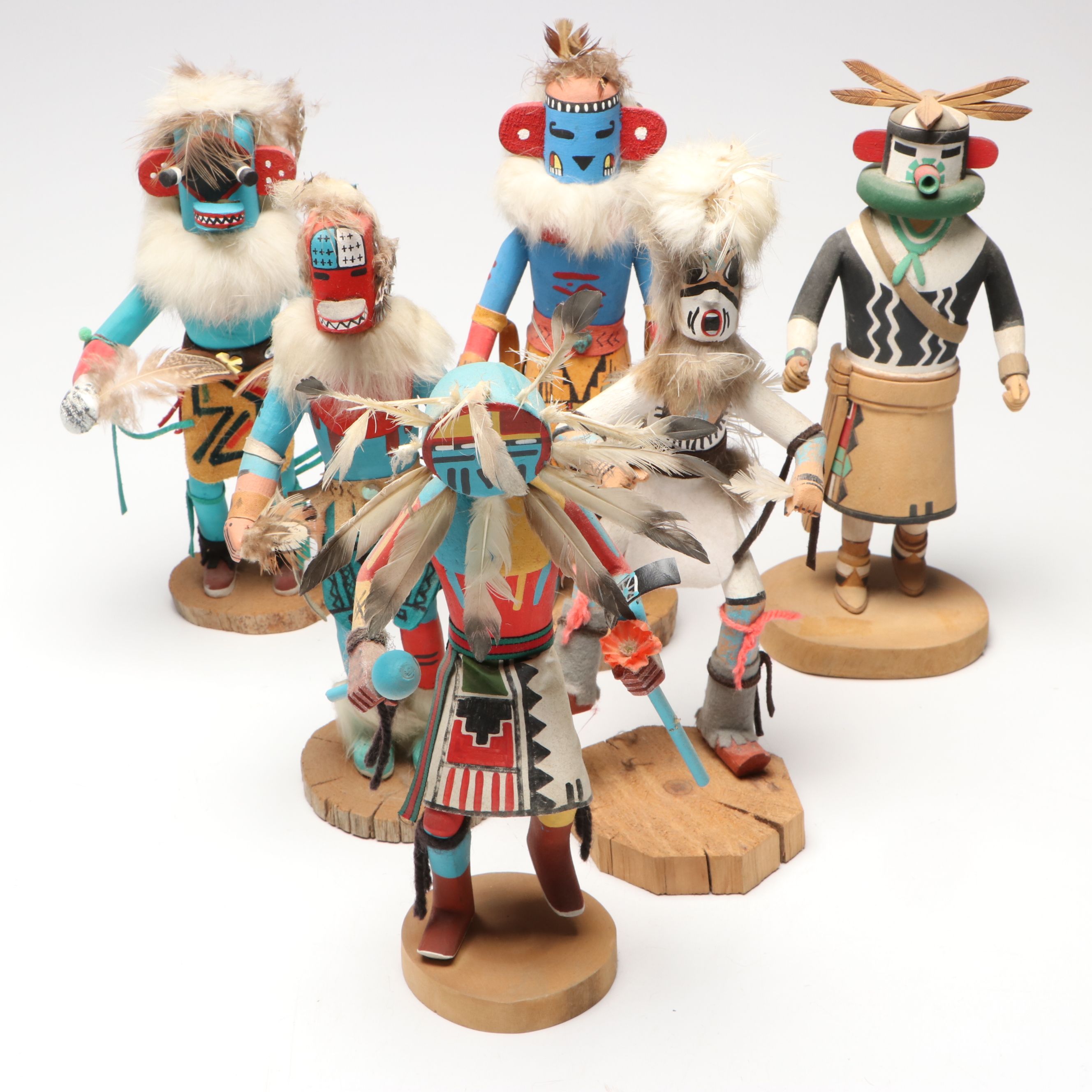 Marilyn Ramone "Coyote Clan," Ron Koopee and Other Kachina Dolls