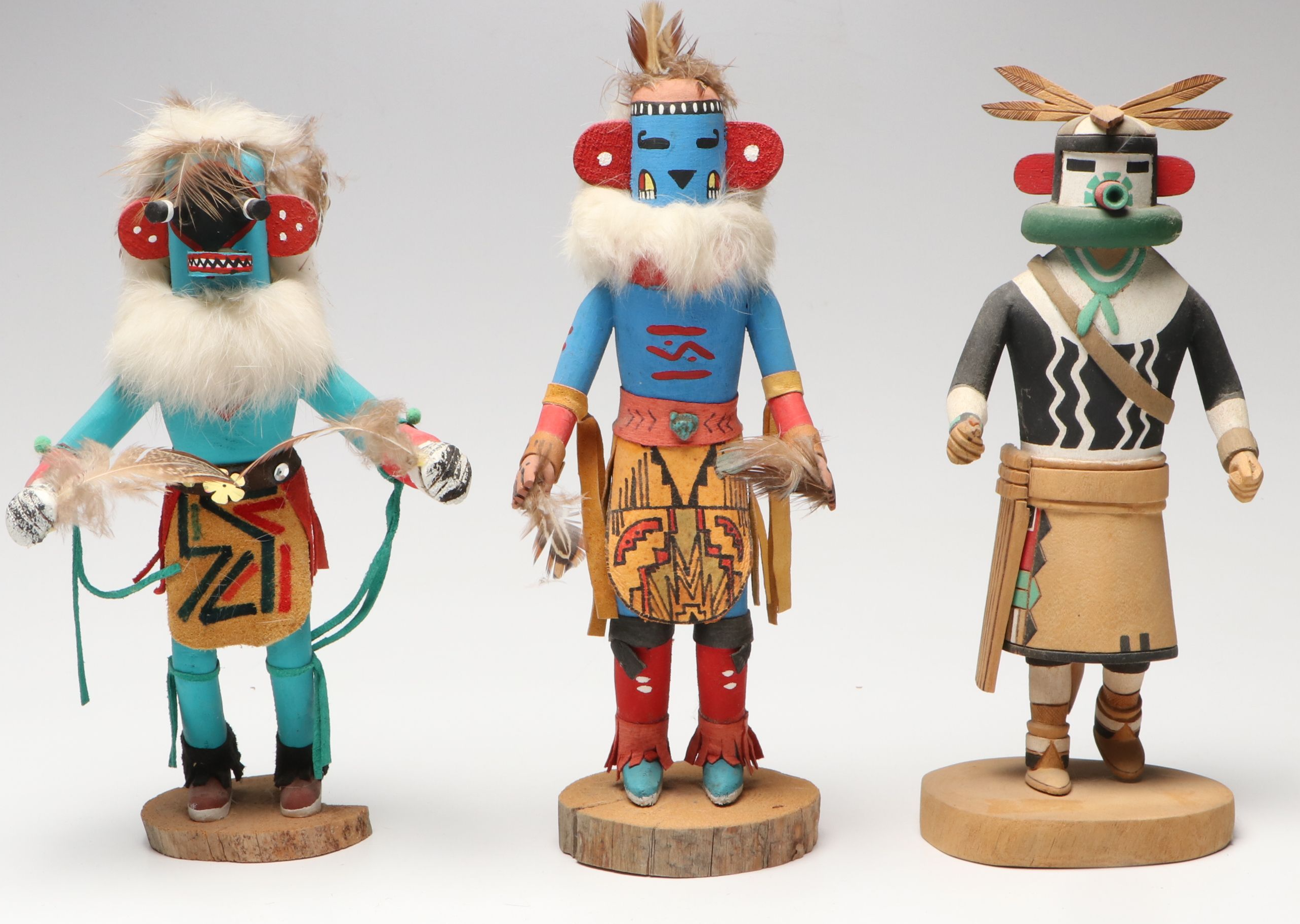Marilyn Ramone "Coyote Clan," Ron Koopee and Other Kachina Dolls