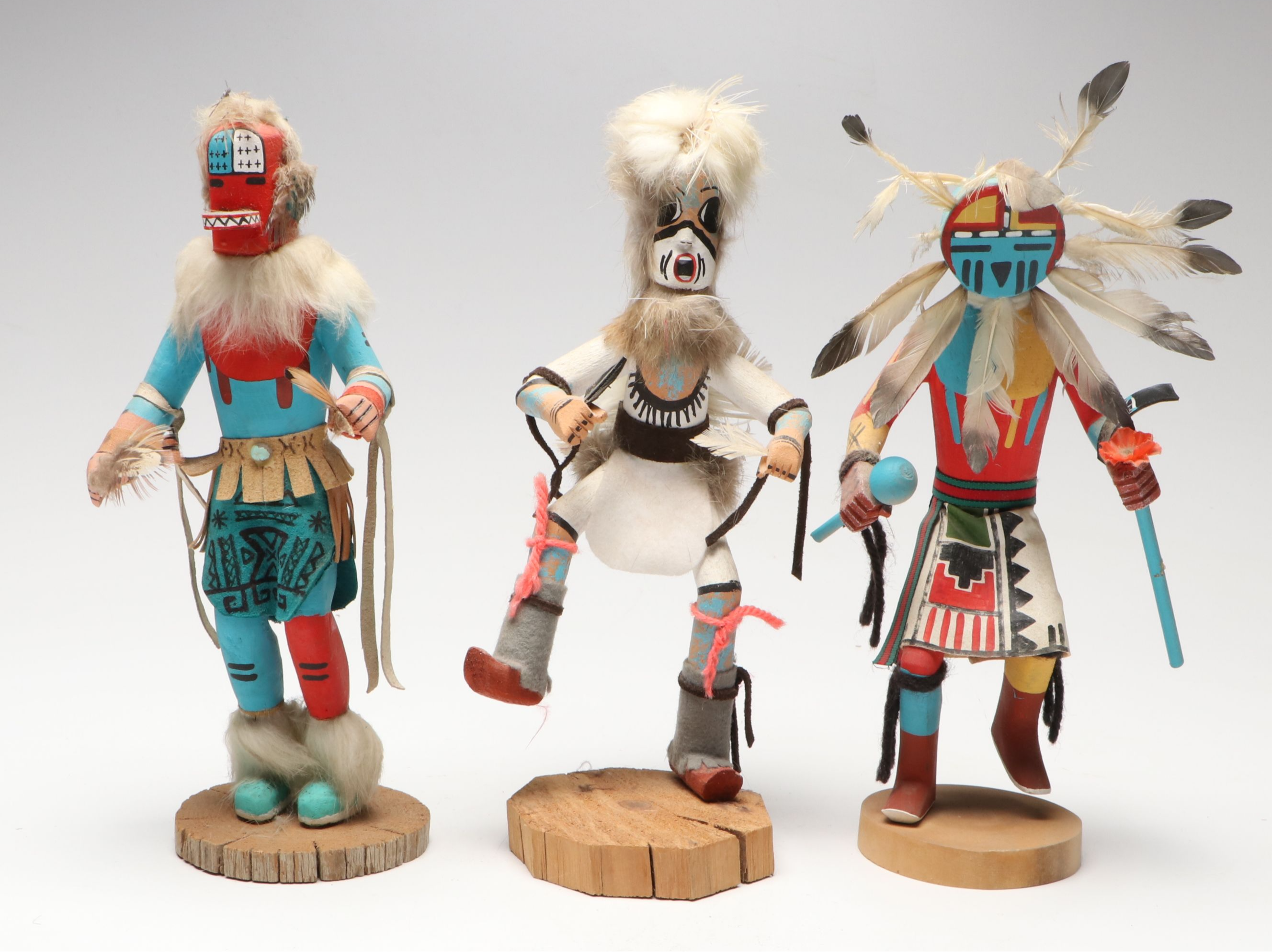 Marilyn Ramone "Coyote Clan," Ron Koopee and Other Kachina Dolls