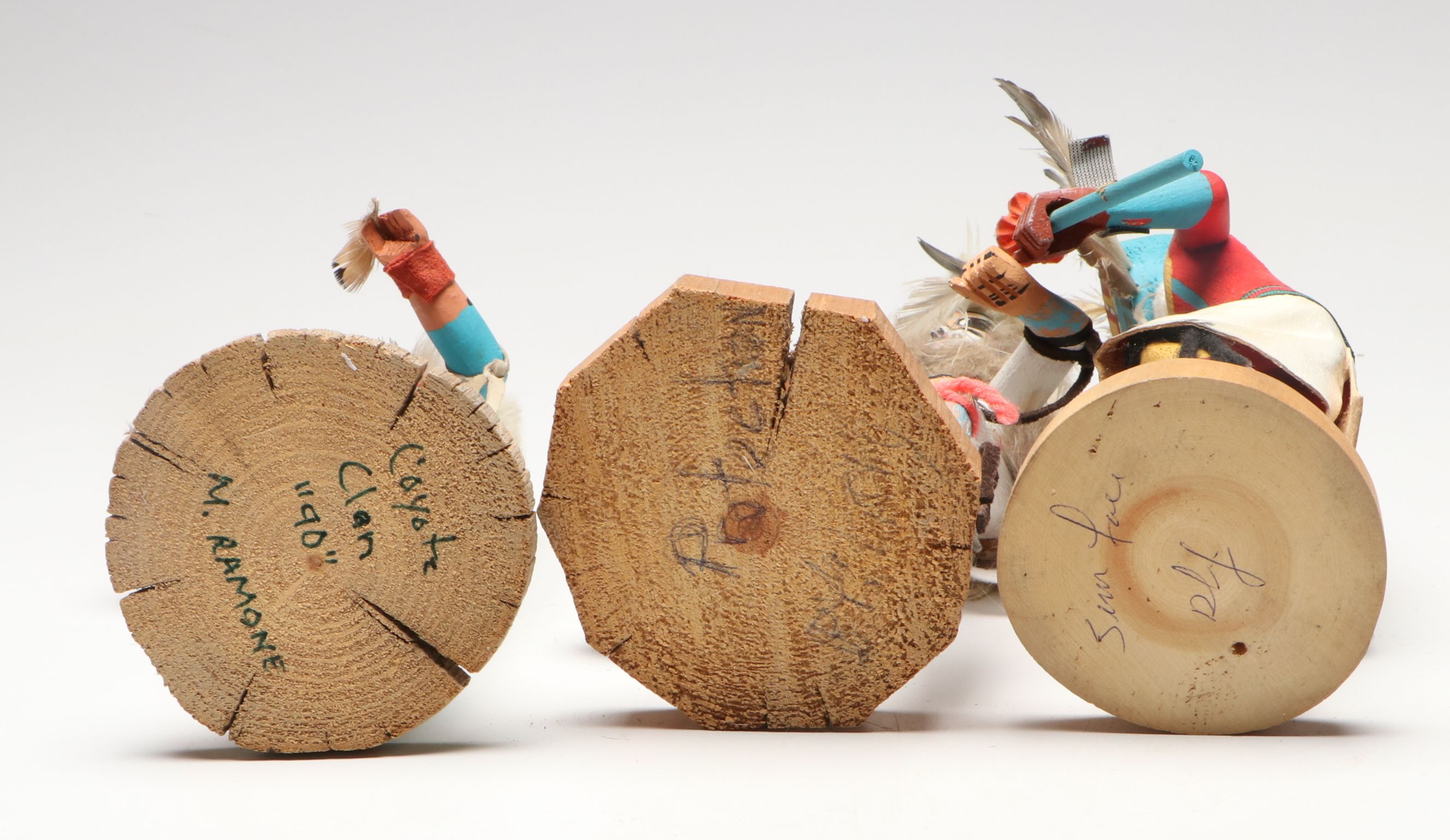 Marilyn Ramone "Coyote Clan," Ron Koopee and Other Kachina Dolls