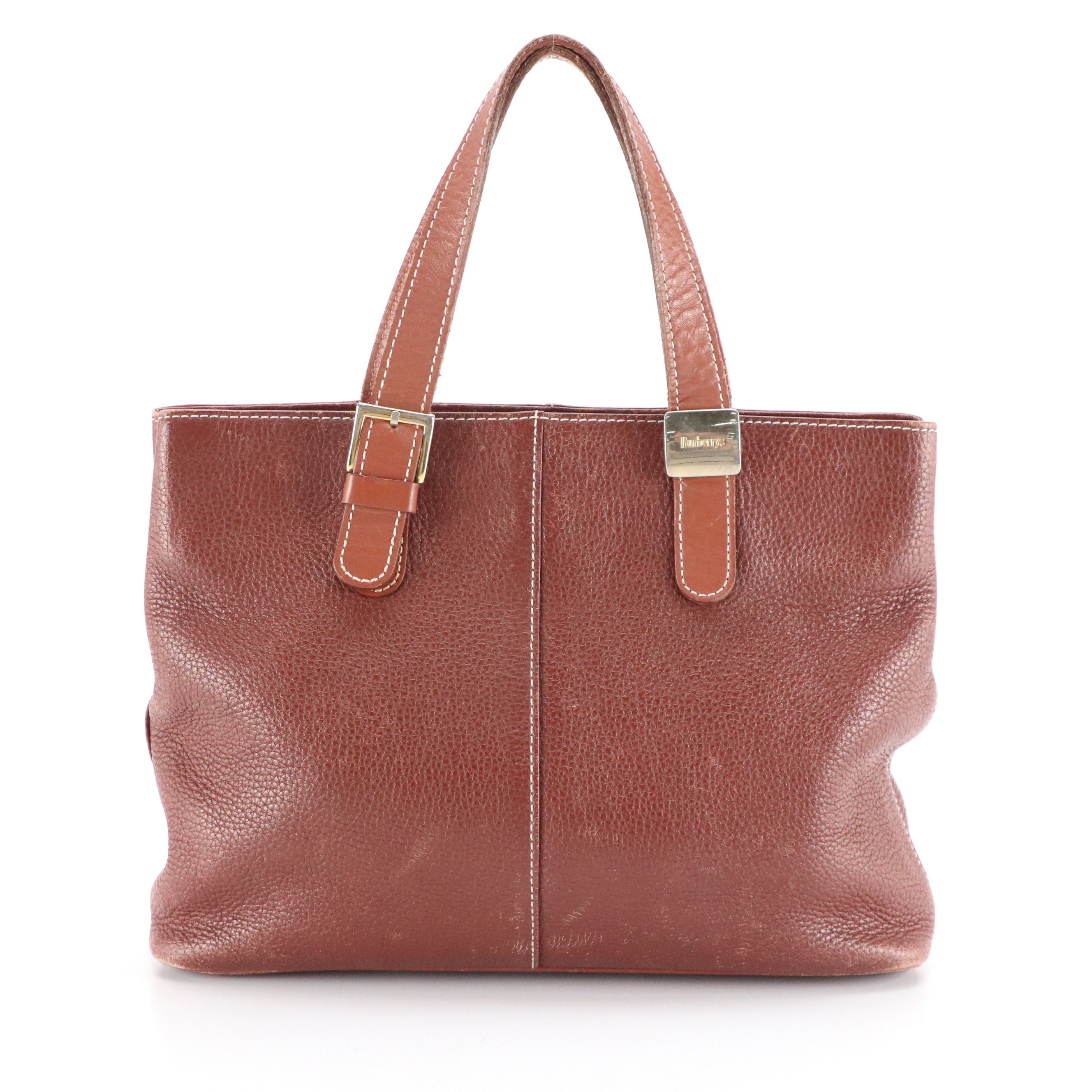 Burberrys Tote Bag in Grained Leather