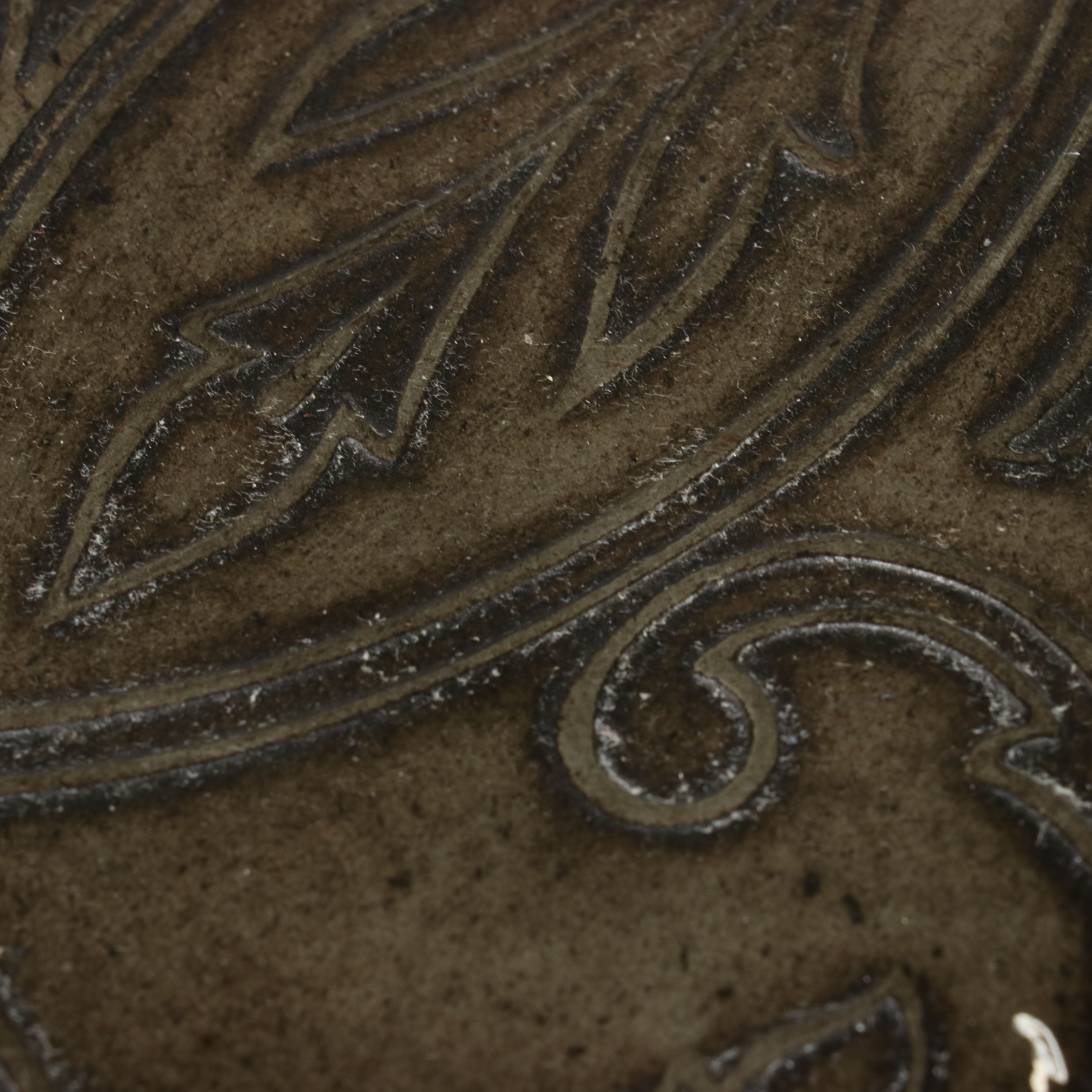 Regency Style Round Three-Drawer Commode with Fretwork Gallery