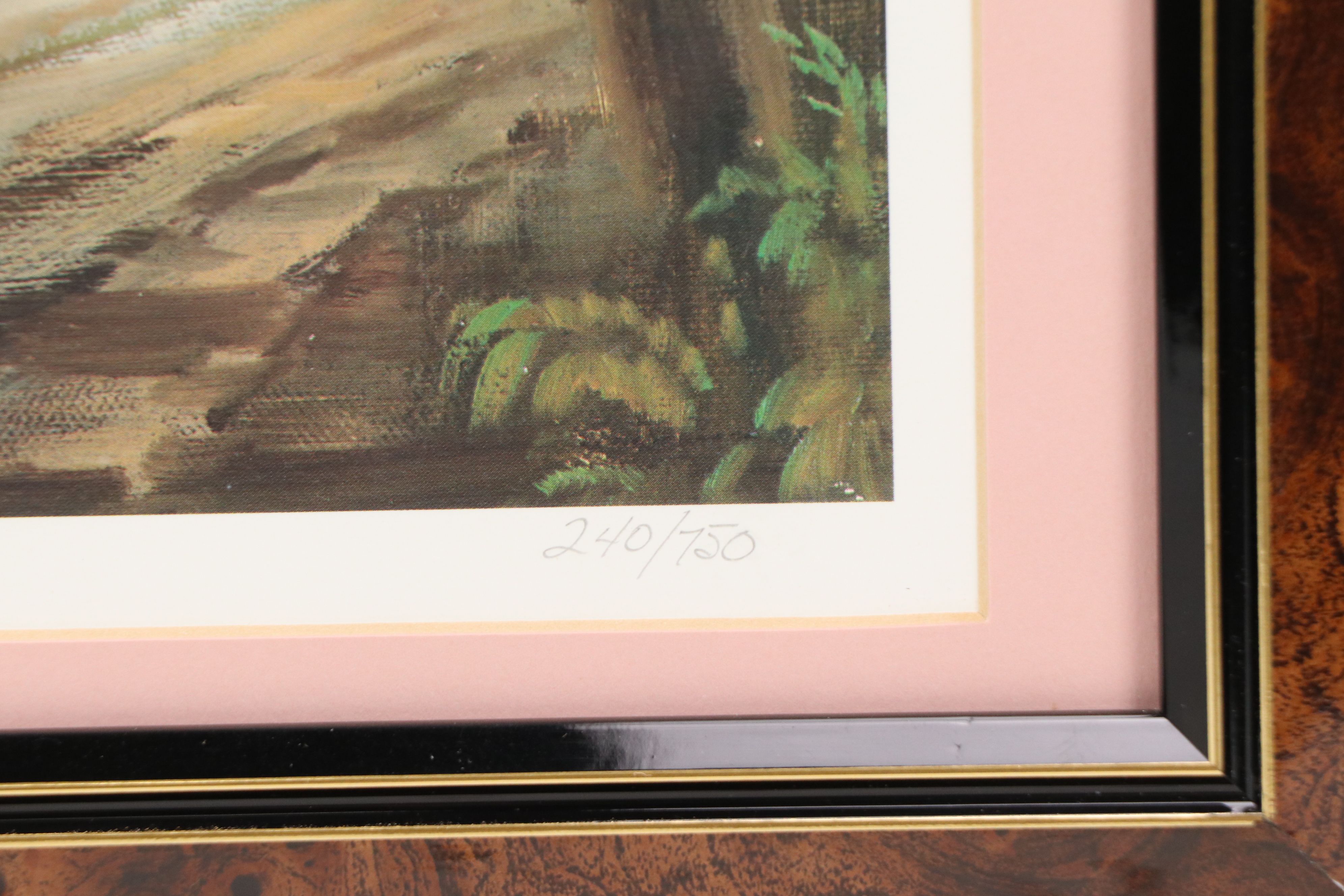 R. Engle Offset Lithograph "Rainbow Row, Charleston, S.C.," Late 20th Century