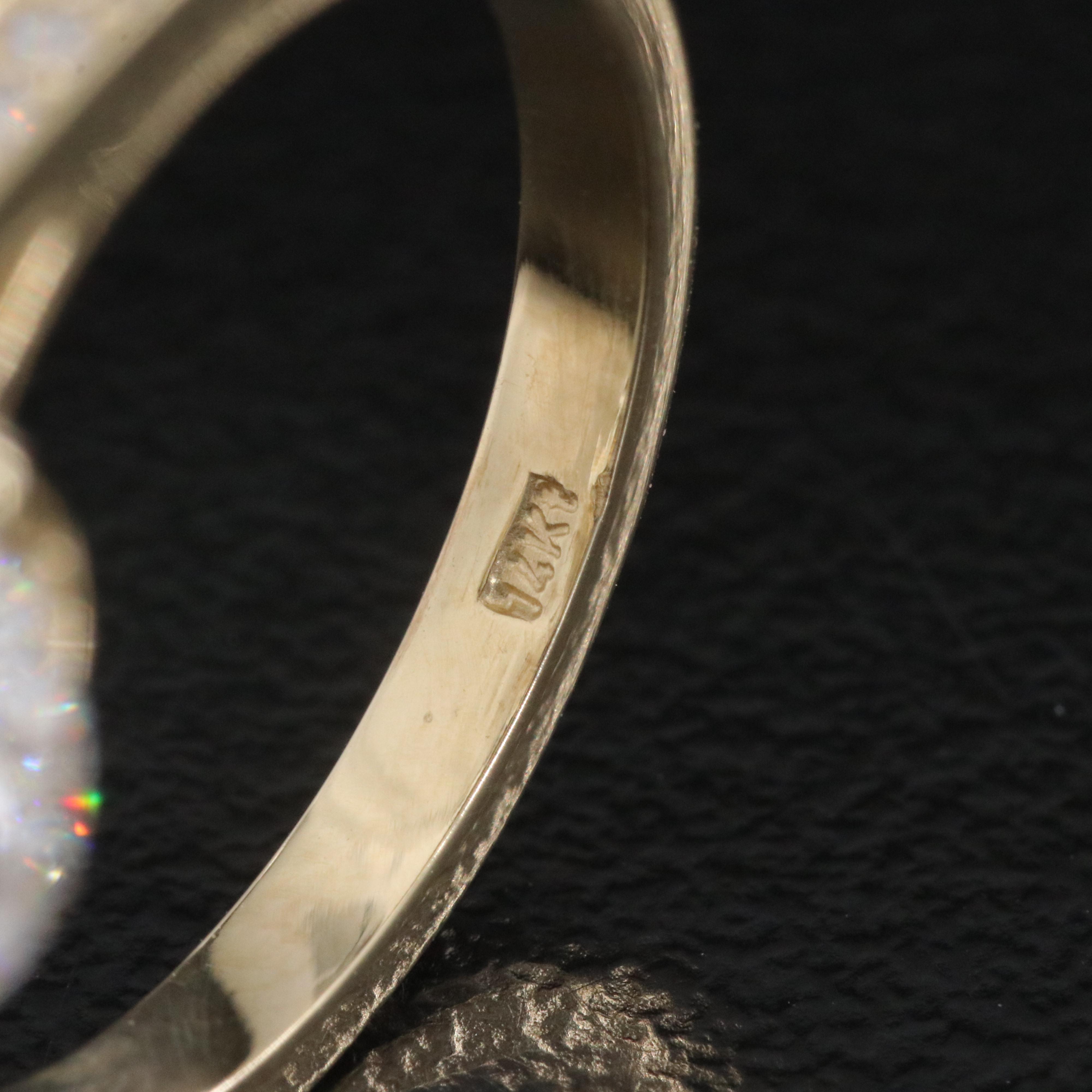 14K 5.22 CTW Lab Grown Diamond Ring with IGI Report