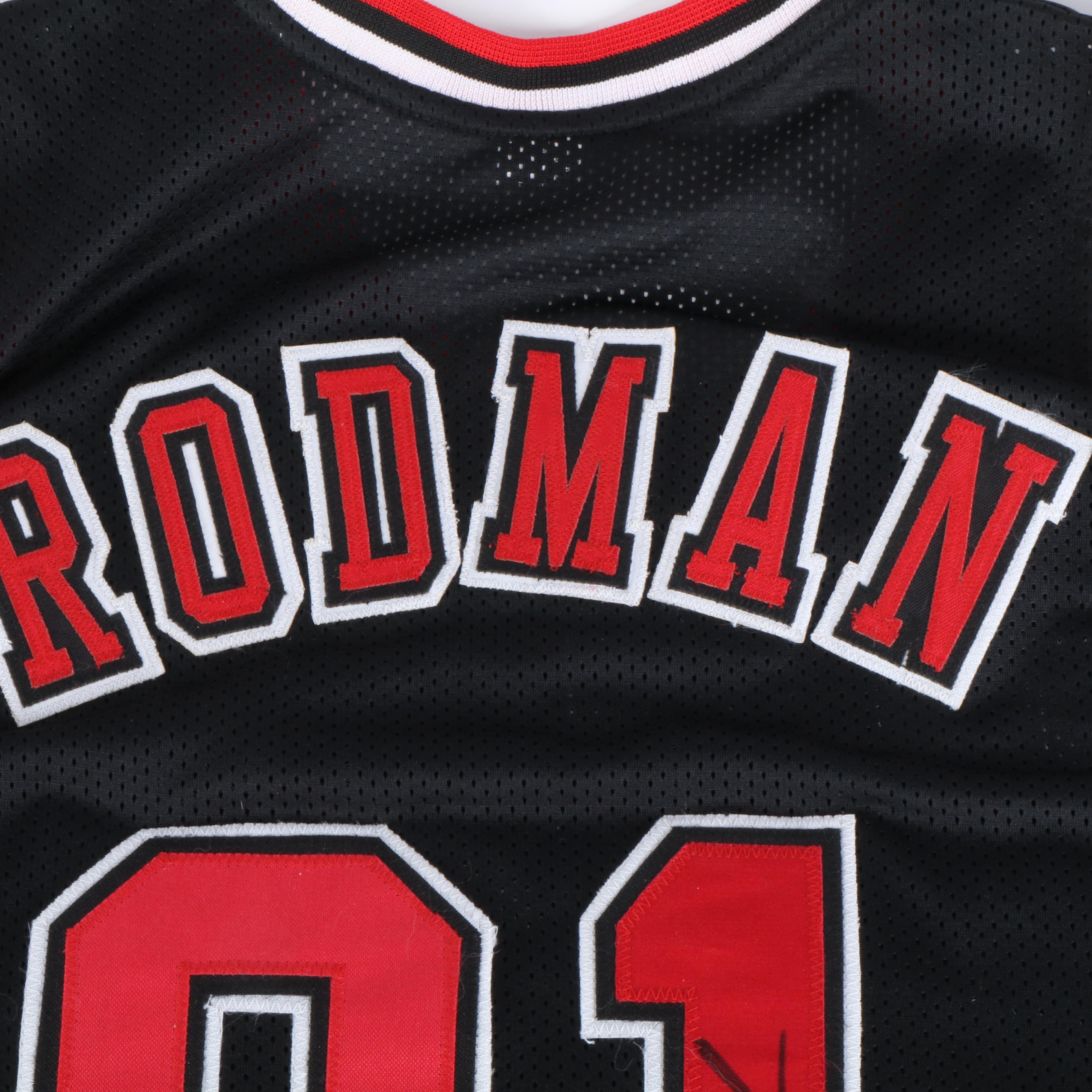 Dennis Rodman Signed Chicago Bulls Basketball Jersey, Beckett