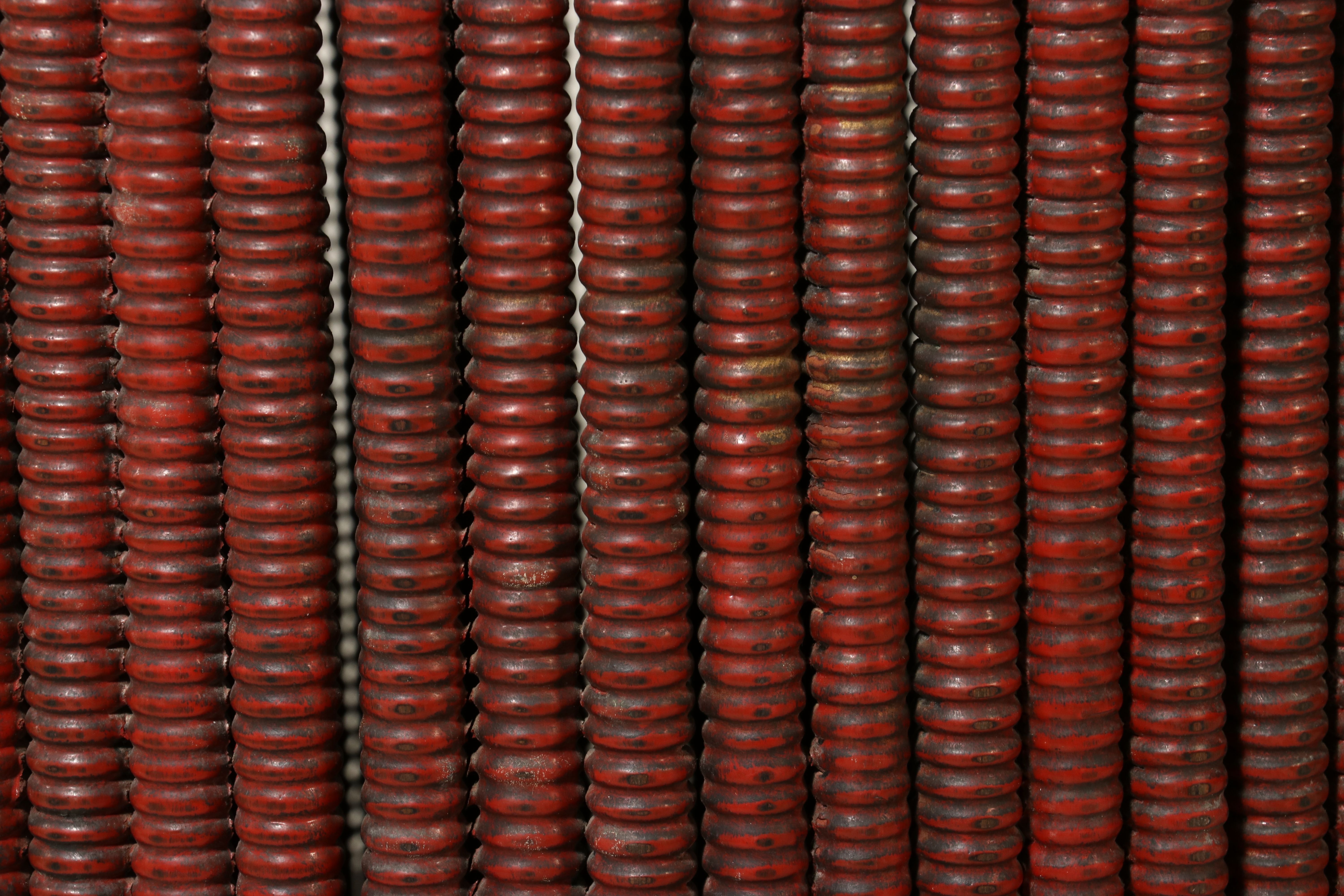 Burmese Cinnabar Lacquer Pedestal Offering Bowl, 20th Century