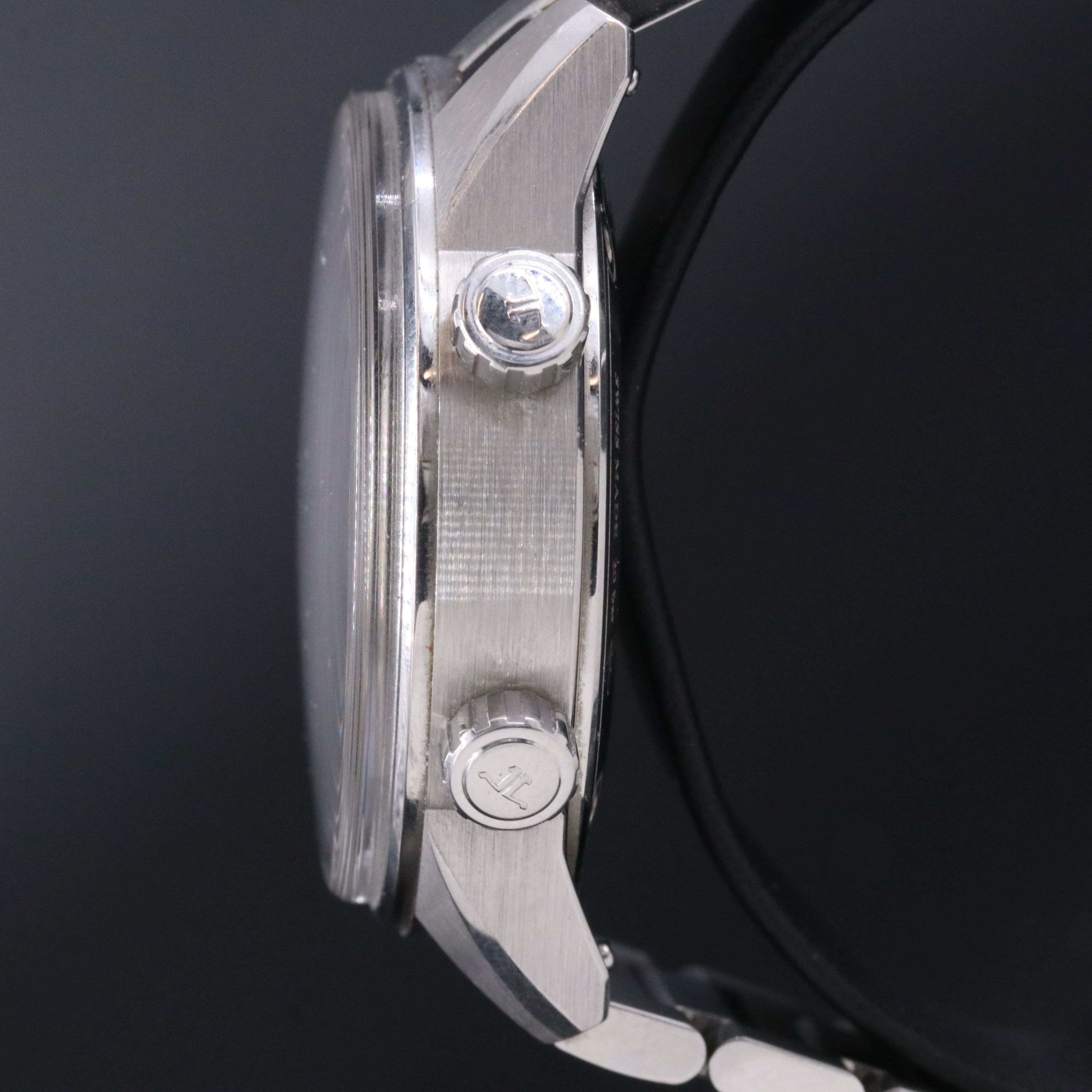 Jaeger-LeCoultre Polaris Date Automatique Black Dial Steel Watch