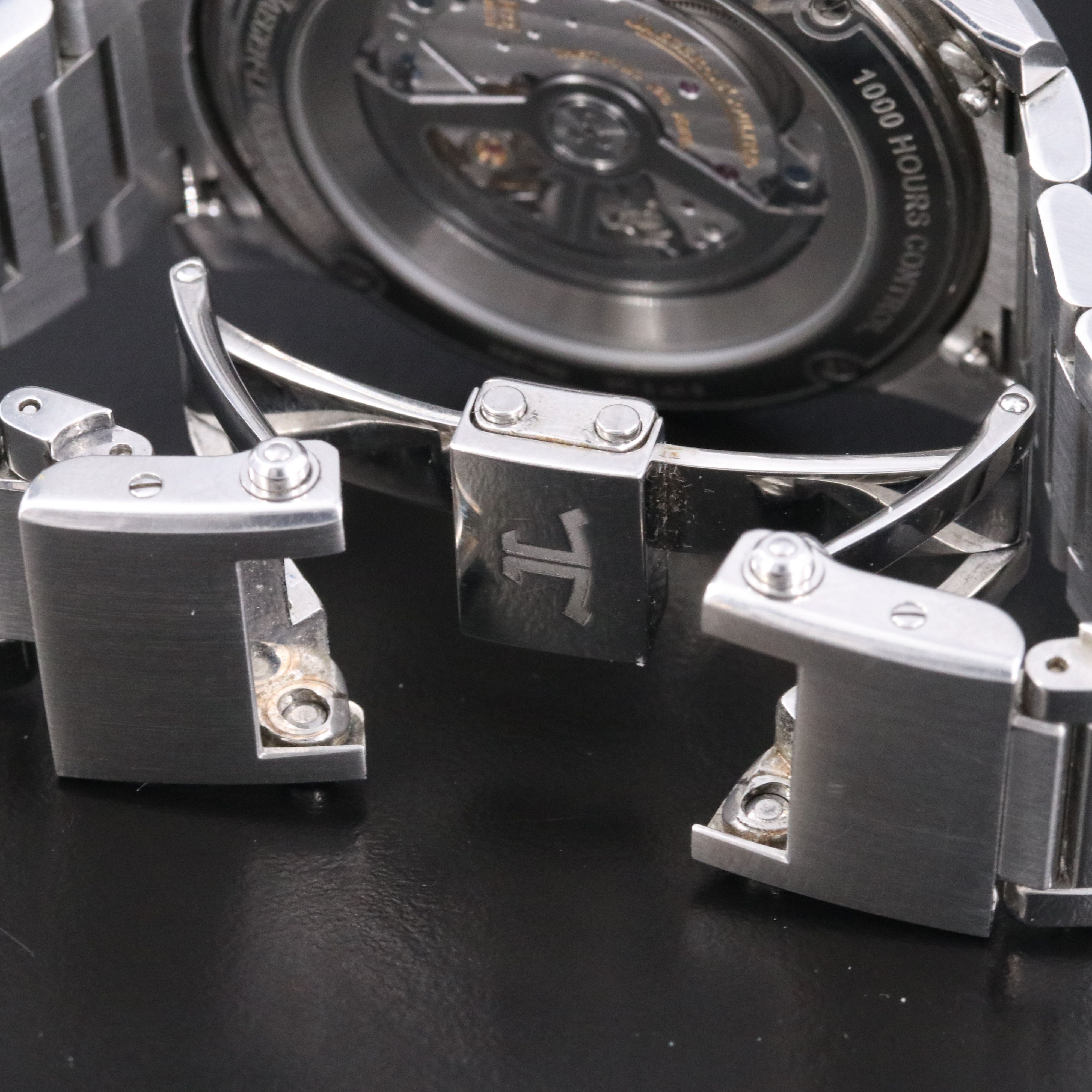 Jaeger-LeCoultre Polaris Date Automatique Black Dial Steel Watch