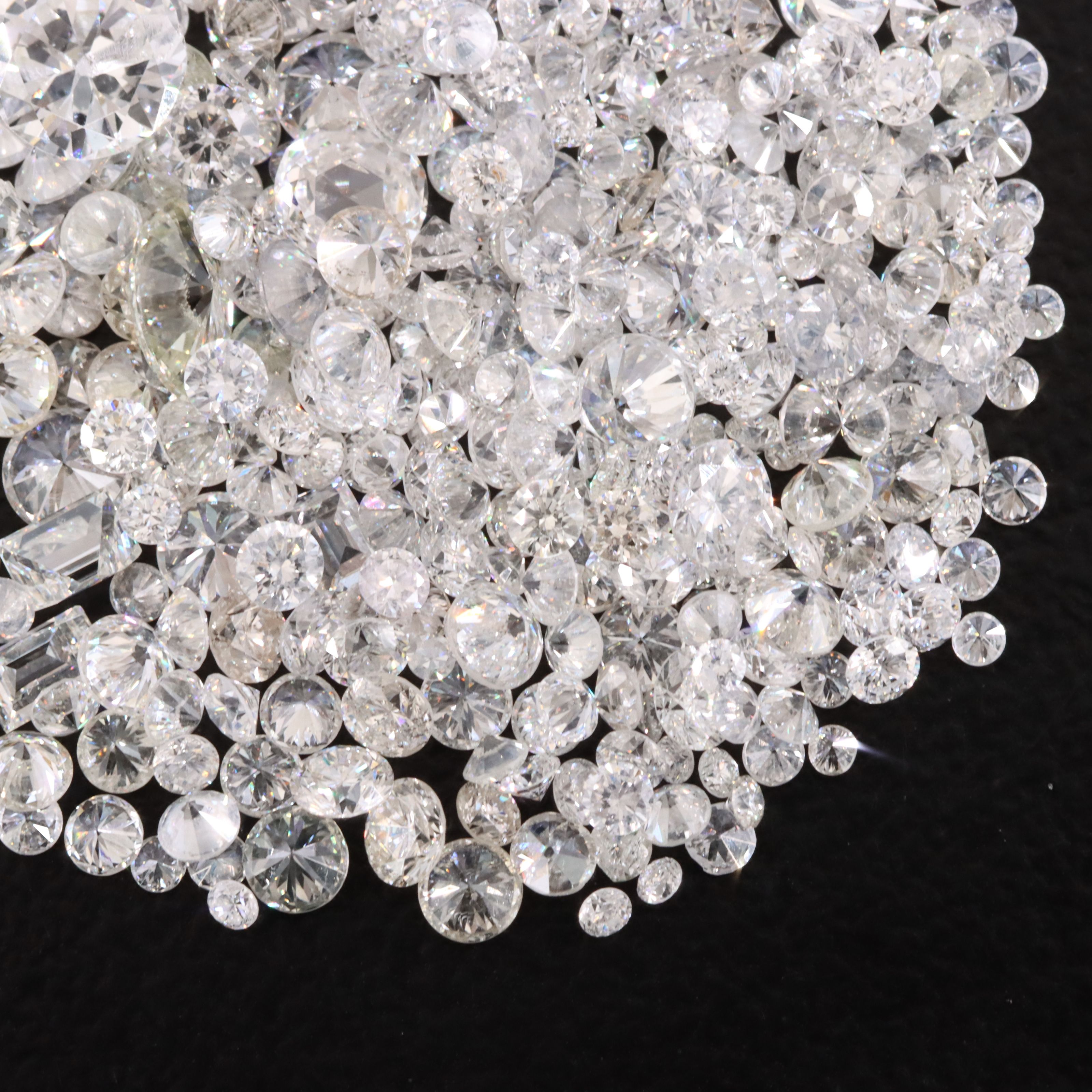 Loose 7.55 CTW Diamond Lot