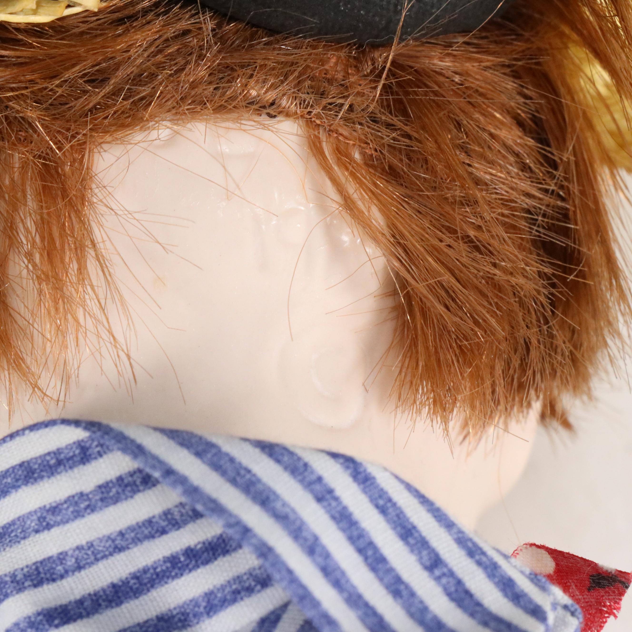 Dolls by Jerri Huckleberry Finn and German Boy with Teddy Bear Porcelain Dolls