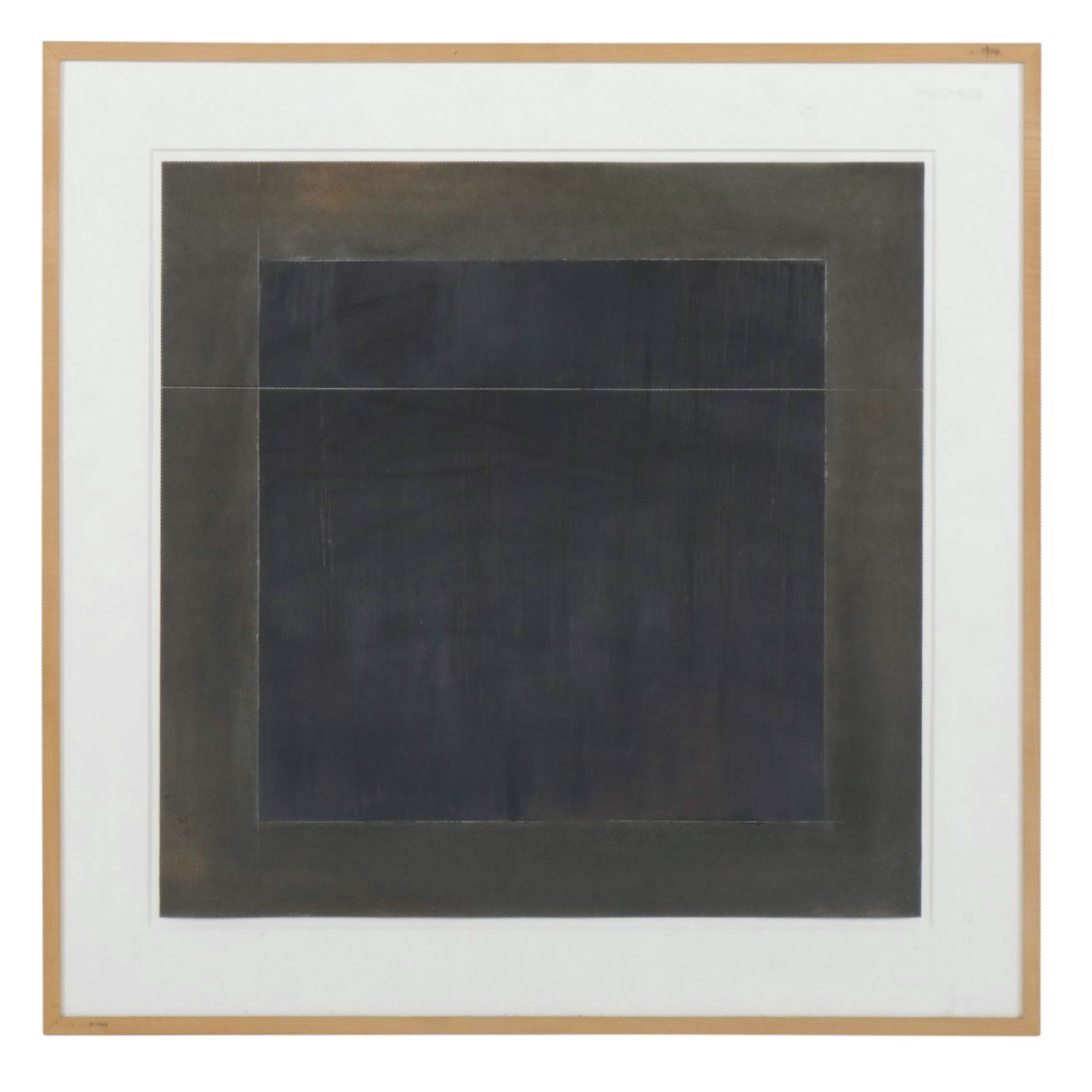 Edward McHugh Minimalist Oil and Wax Painting "Untitled", 1998