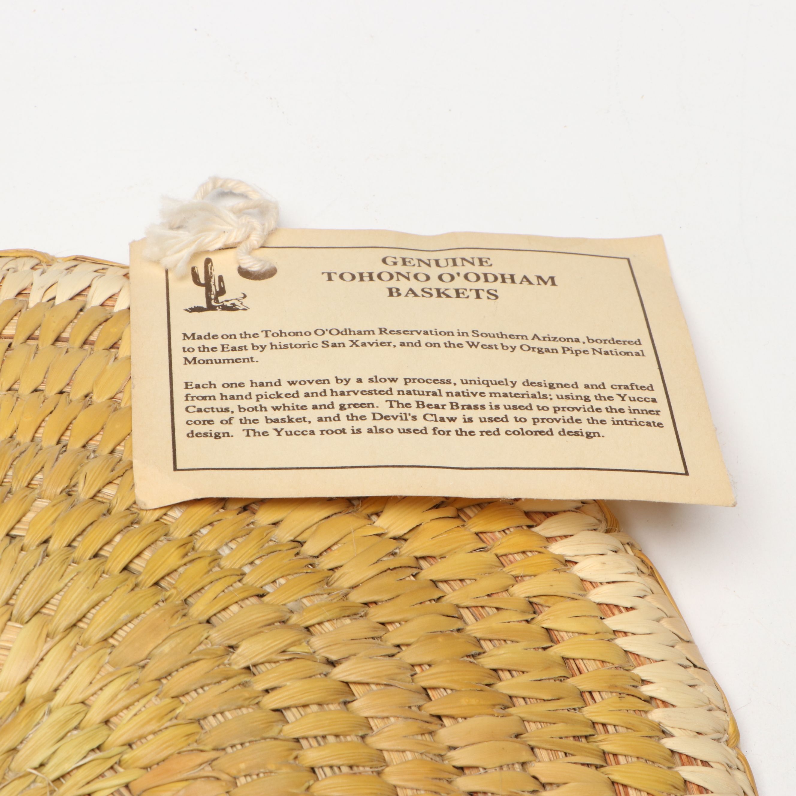 Johnny Listo and Other Tohono O'odham Handwoven Southwest Basketry