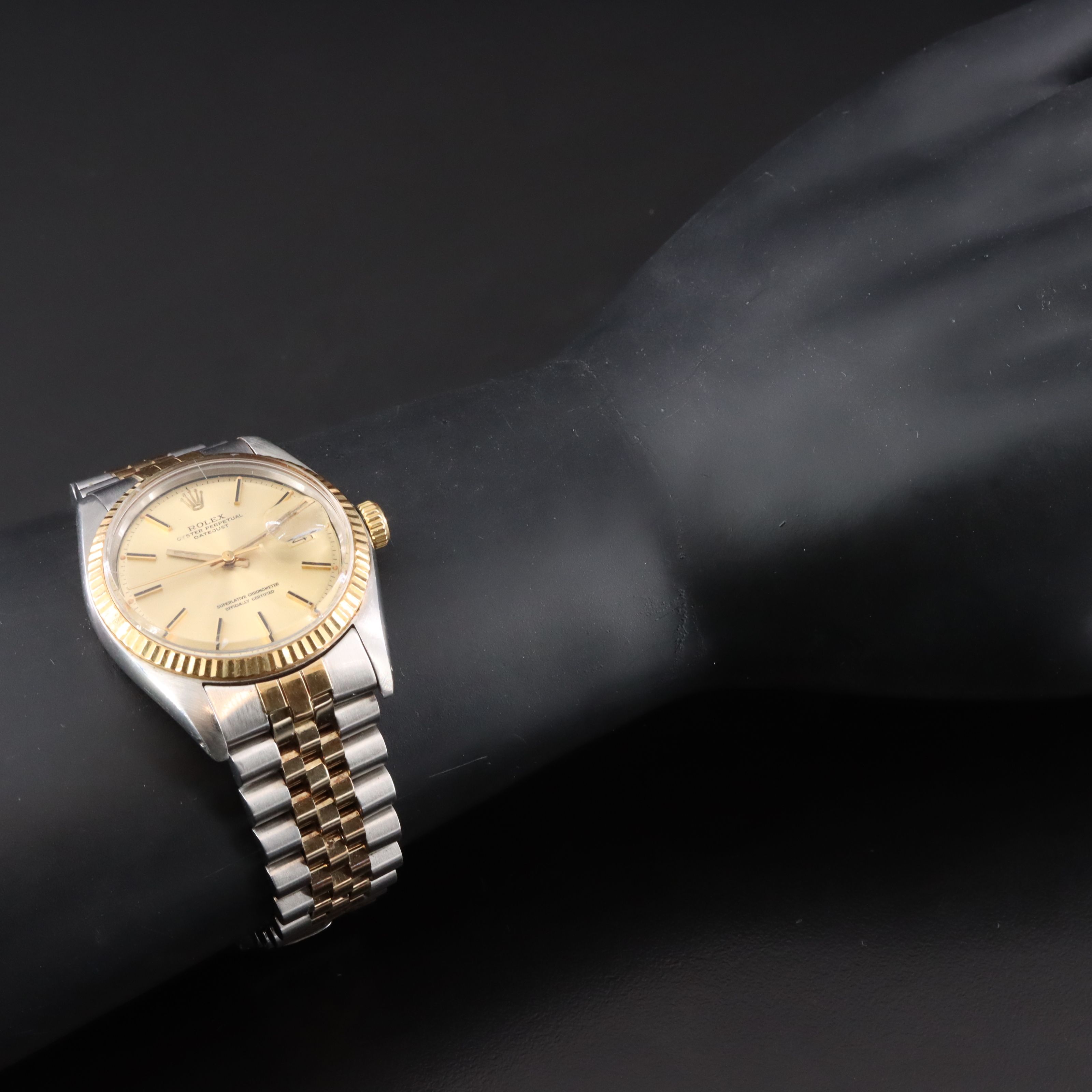 1979 Rolex Two Tone Datejust 16013 Watch