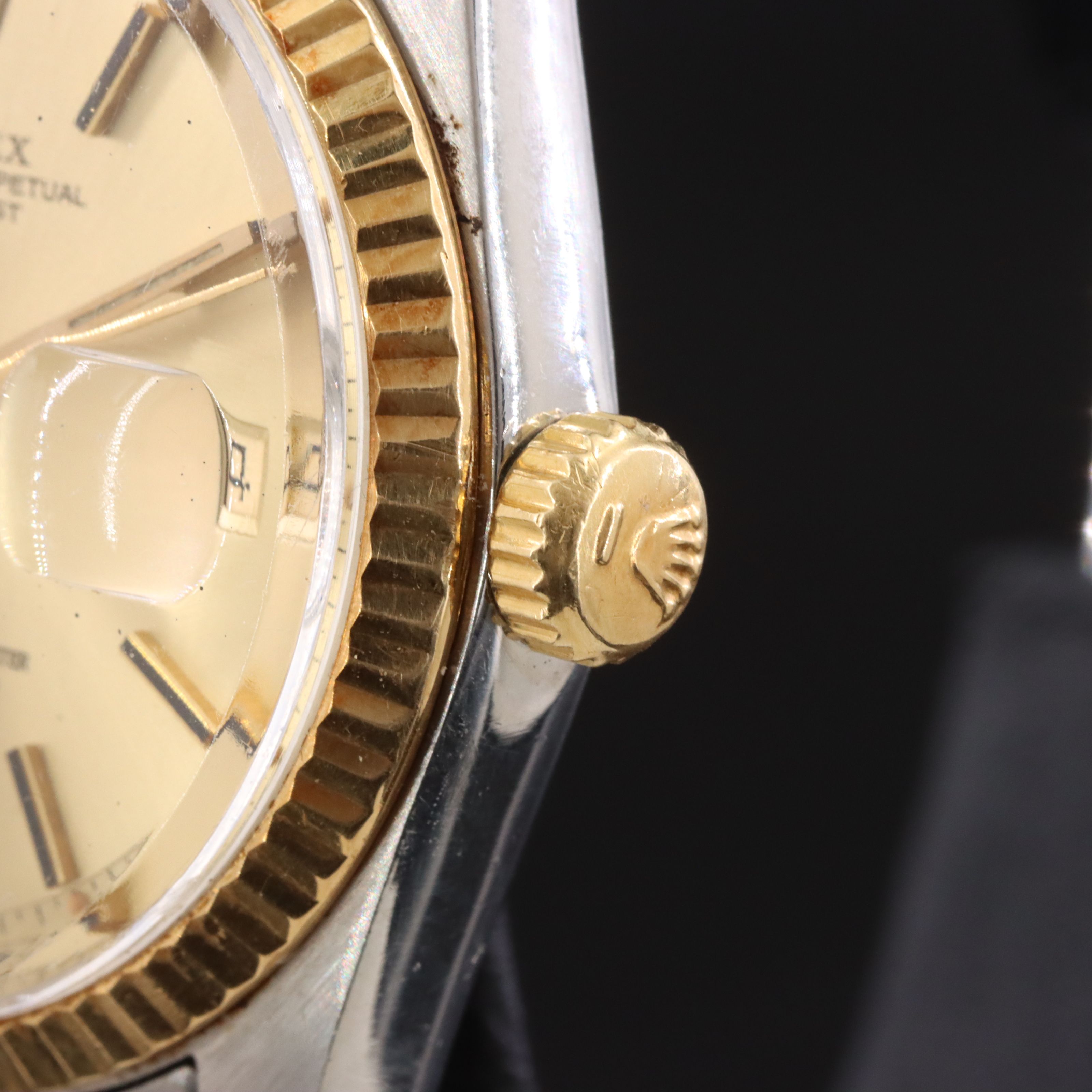 1979 Rolex Two Tone Datejust 16013 Watch