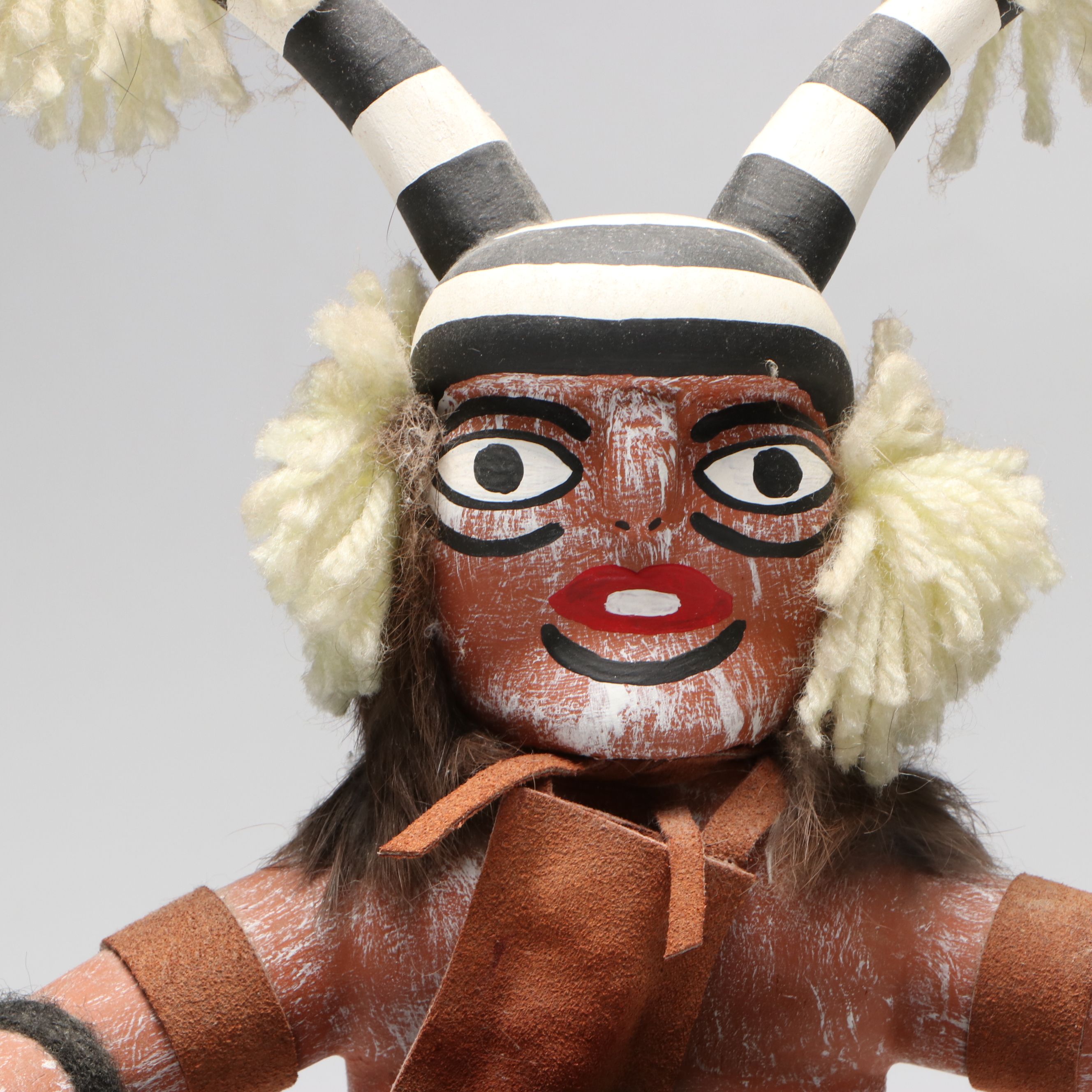 Artist Signed Polychrome "Clown Kachina"