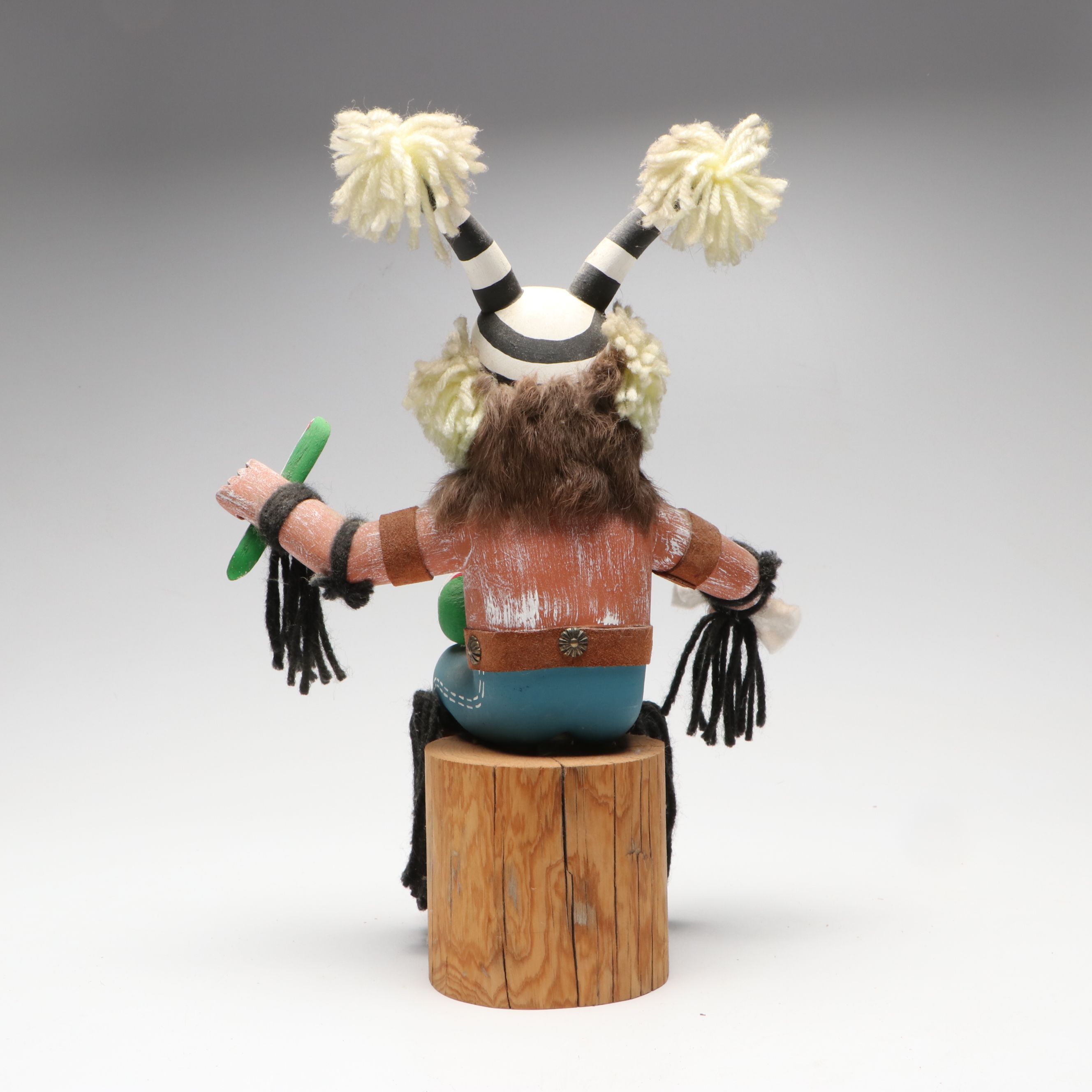 Artist Signed Polychrome "Clown Kachina"