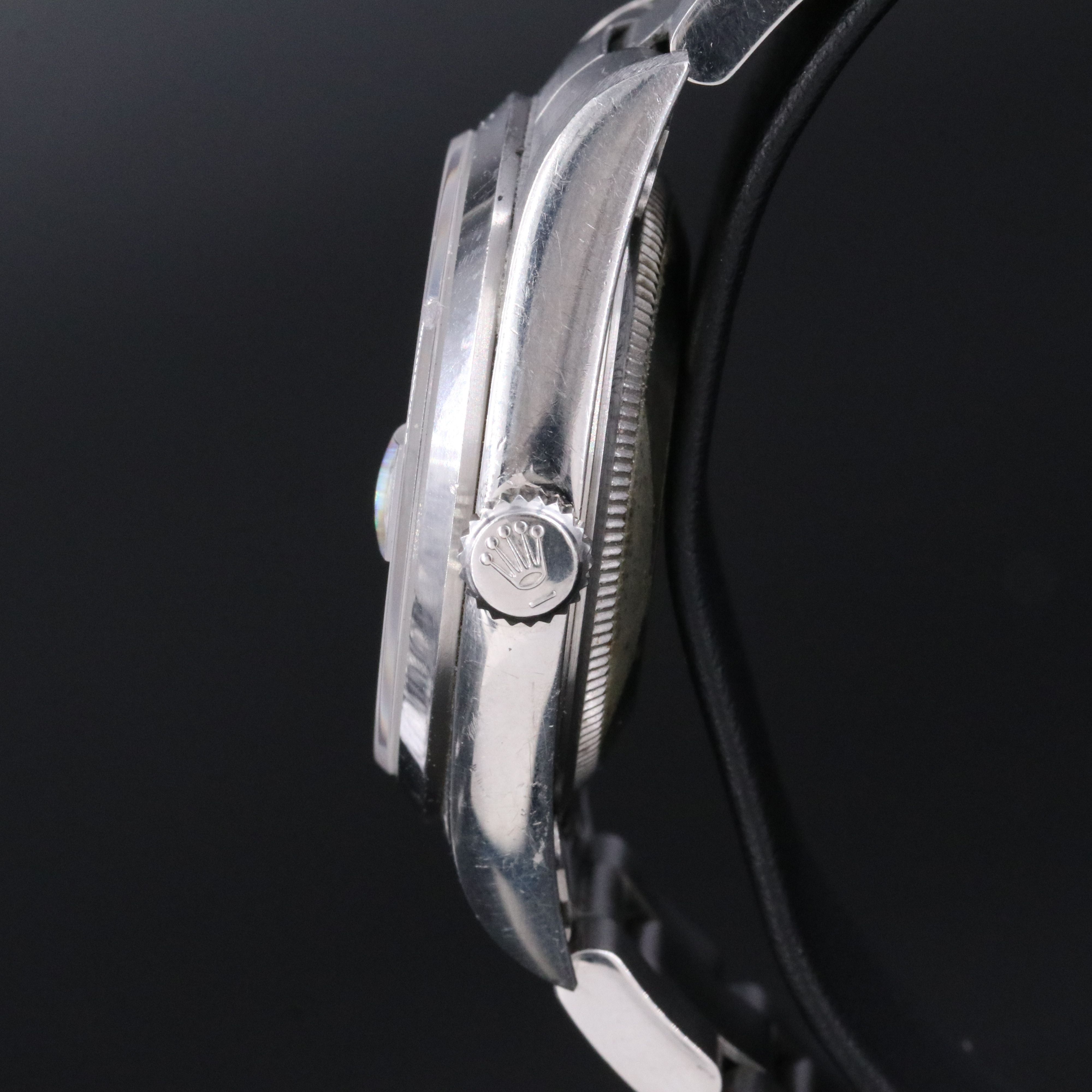 2004 Rolex Blue Dial Silver Roman Indices Datejust Watch