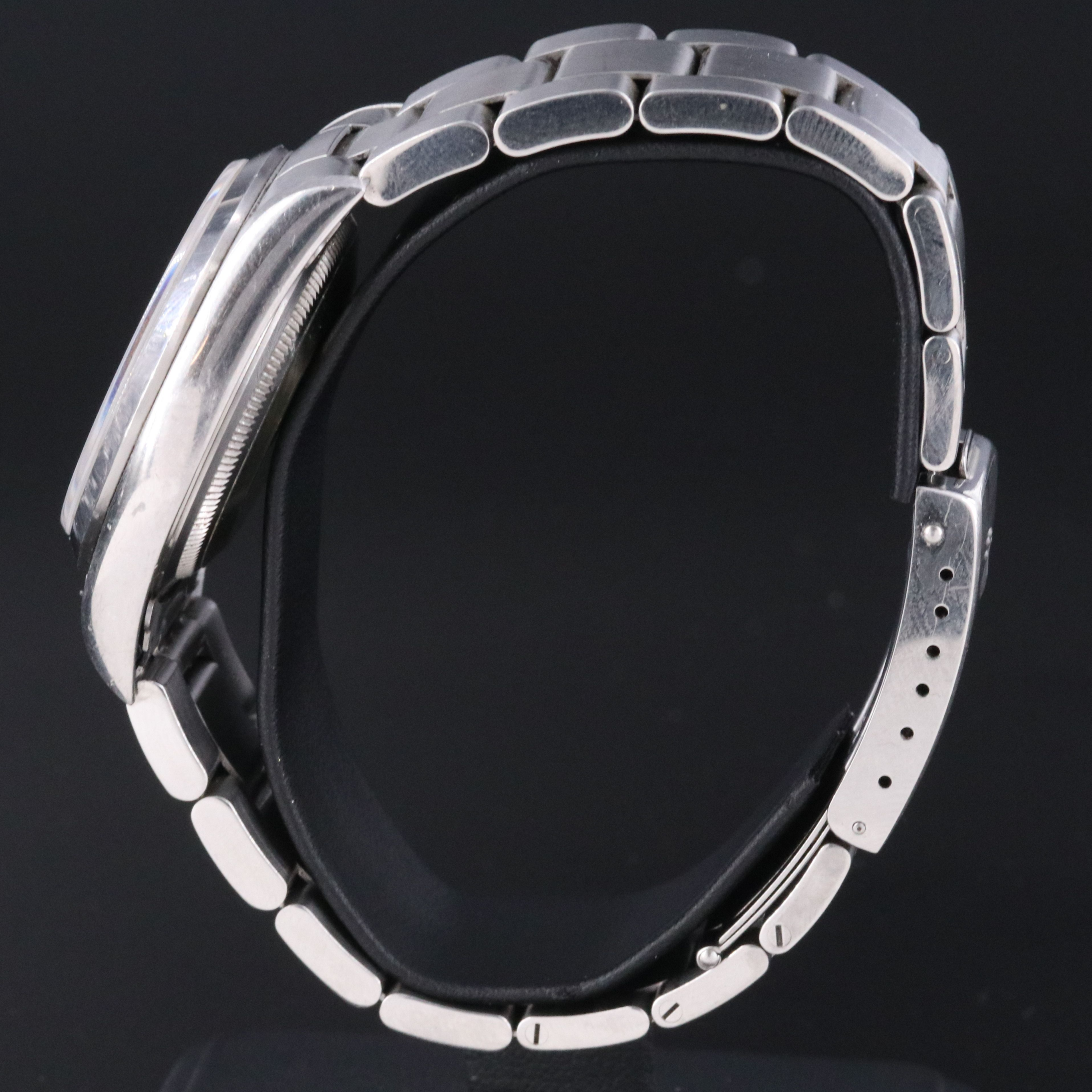 2004 Rolex Blue Dial Silver Roman Indices Datejust Watch