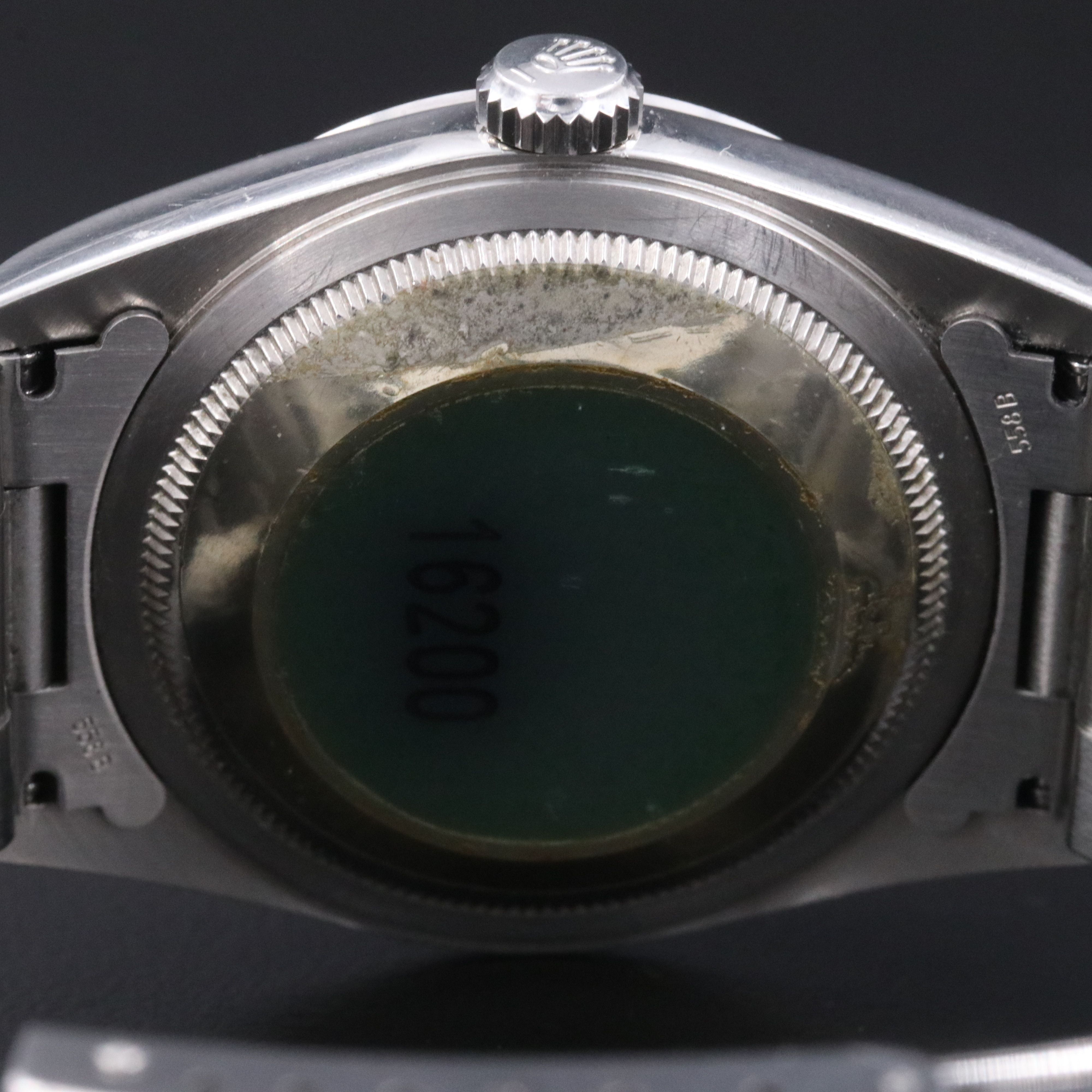 2004 Rolex Blue Dial Silver Roman Indices Datejust Watch