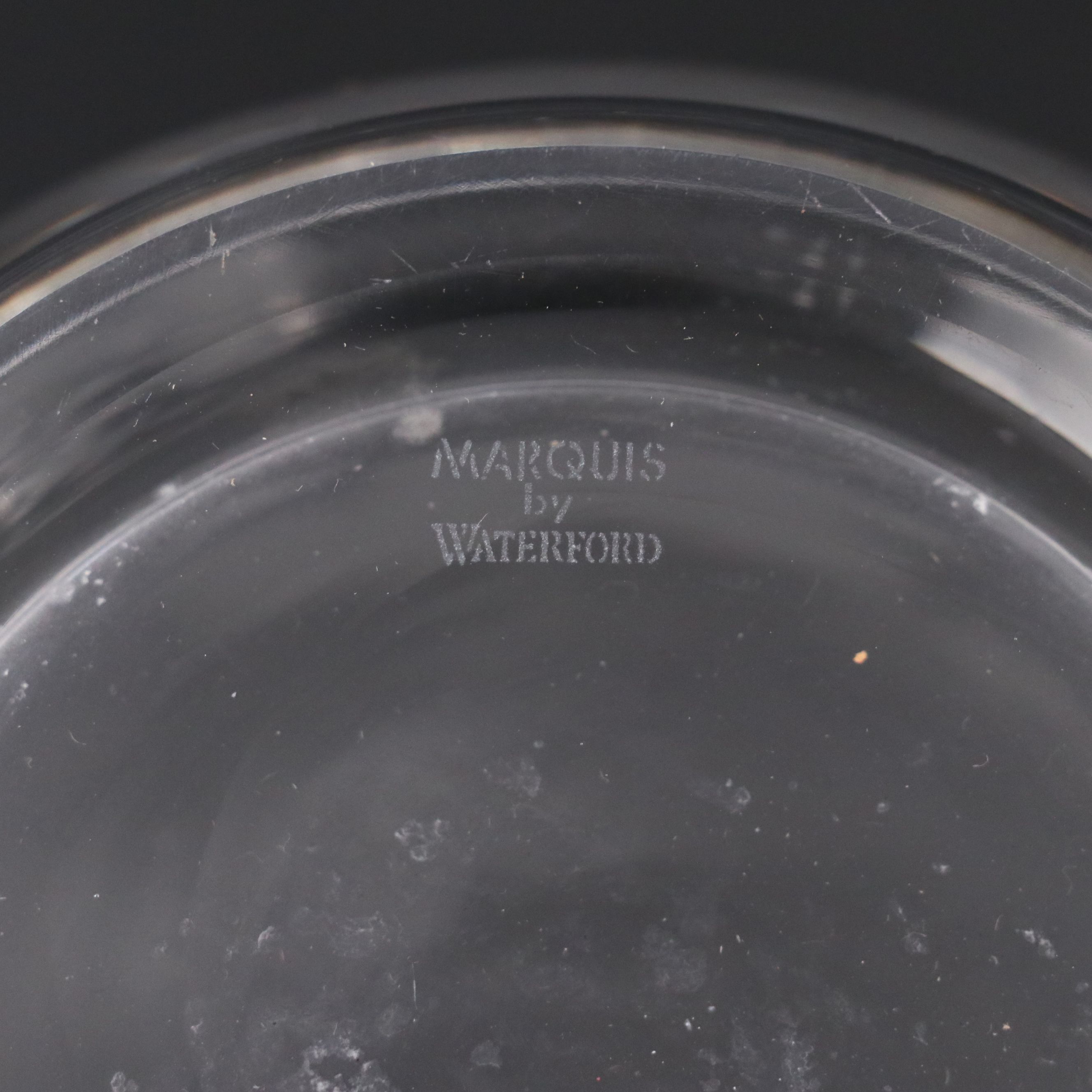 Waterford Crystal "Flora" Marquis Collection Vases with Other Etched Glass Vase