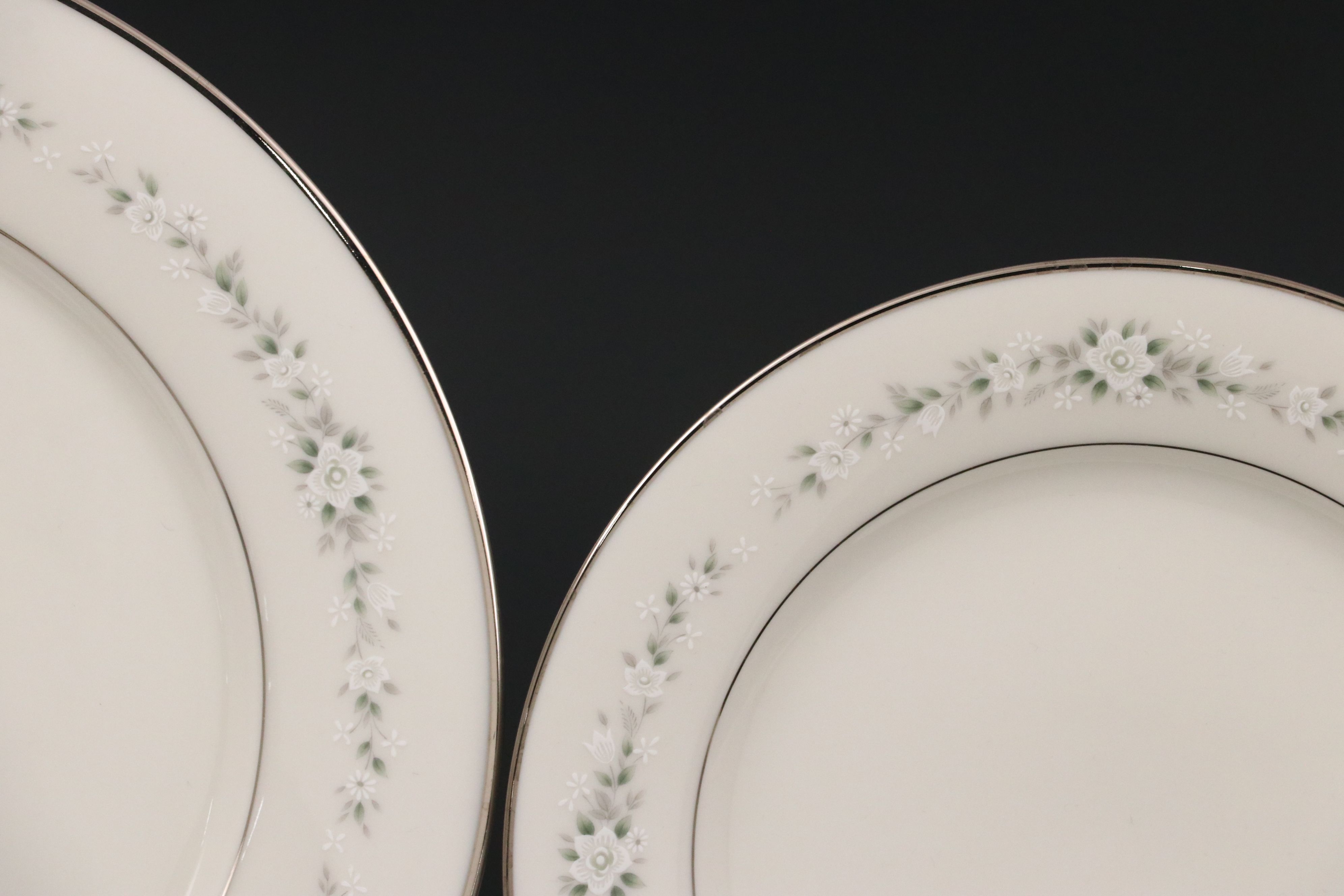 Noritake "Heather" Porcelain Dinnerware and Serving Pieces, 1966-1989
