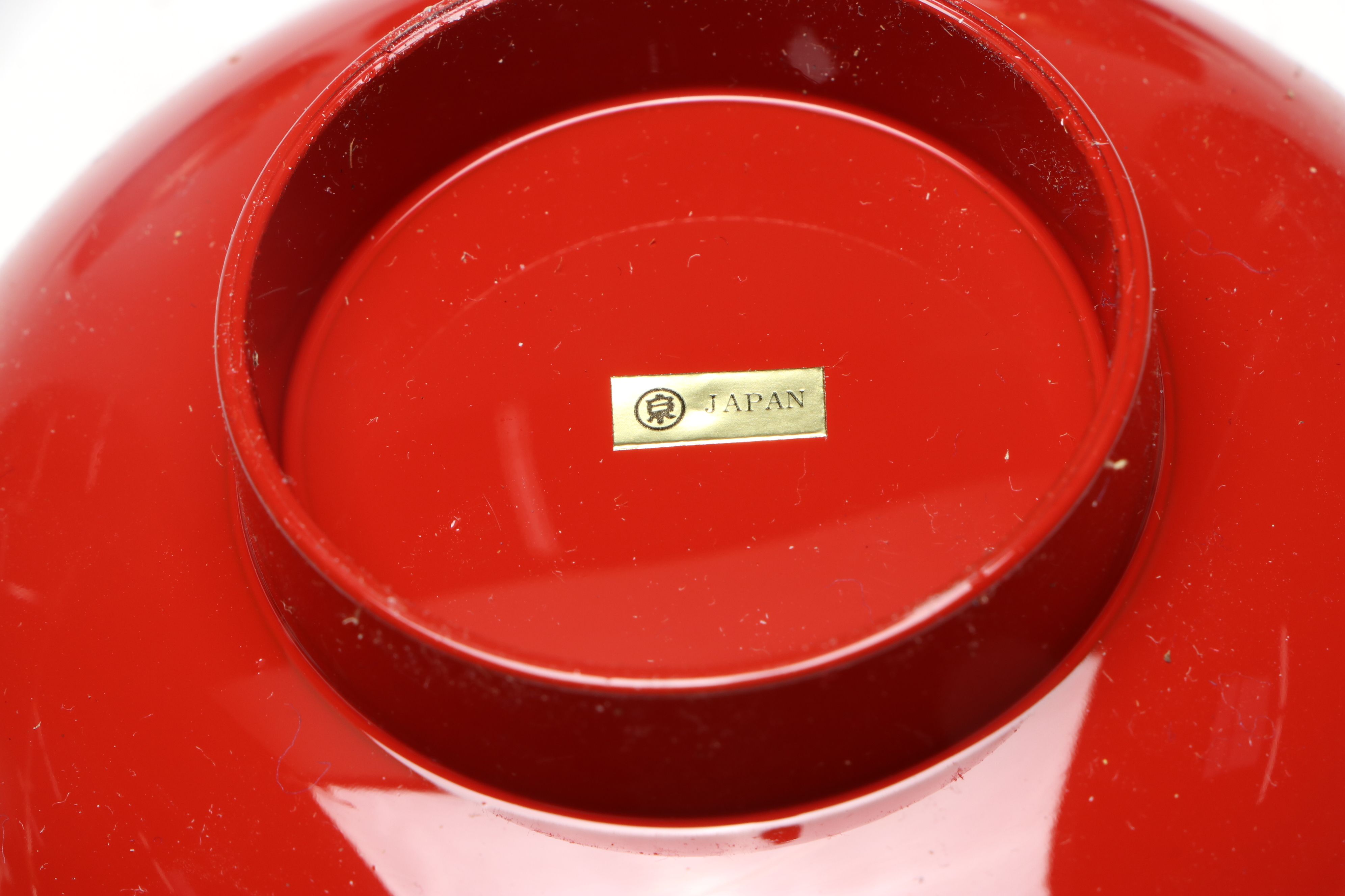 Chased Brass Teapot and Tray with Japanese Covered Soup Bowls