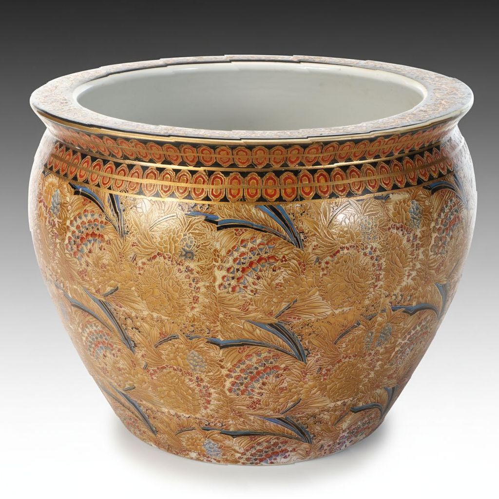 Satsuma Porcelain Jardinière