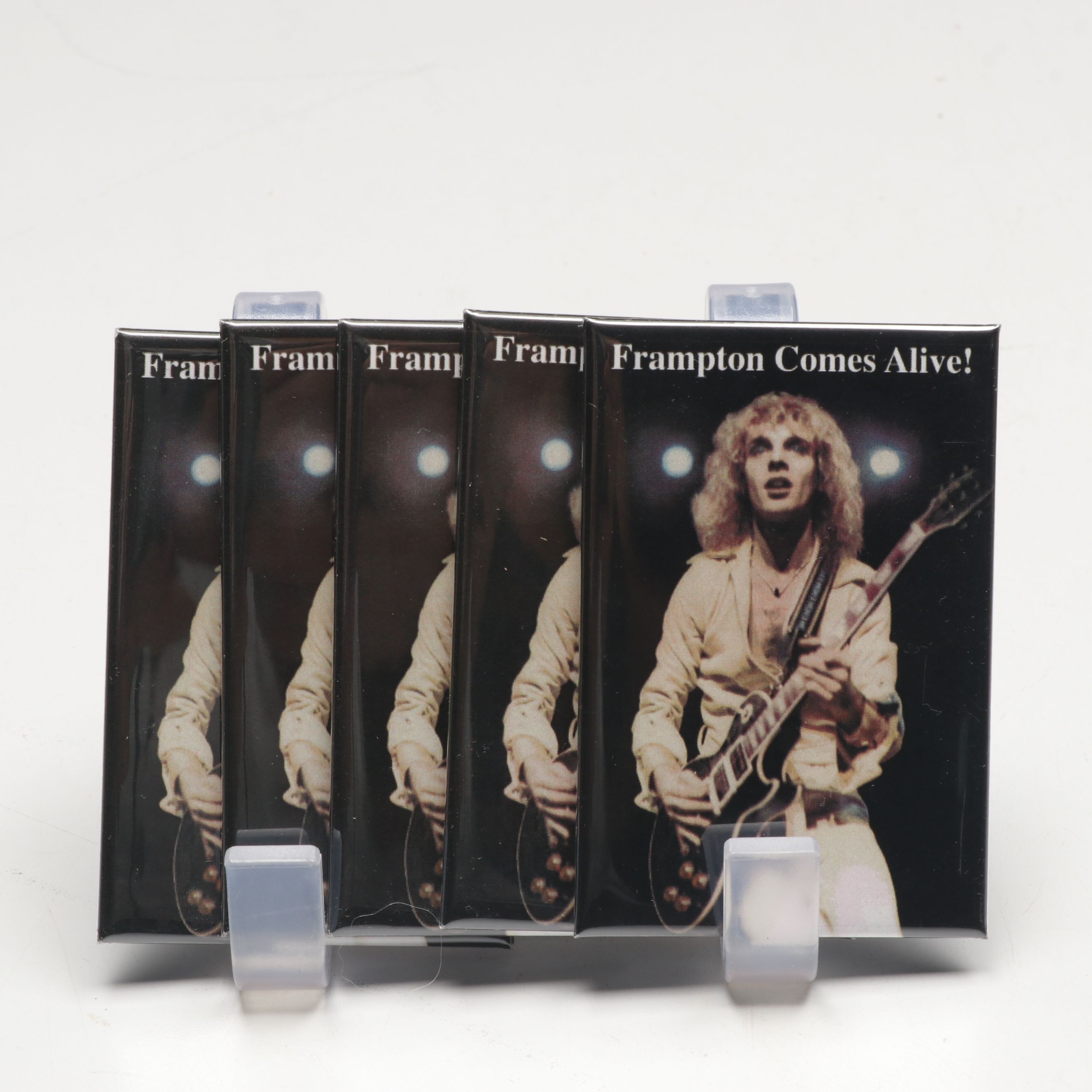 Signed Peter Frampton "Fingerprints" CDs with Baseball Caps and Magnets