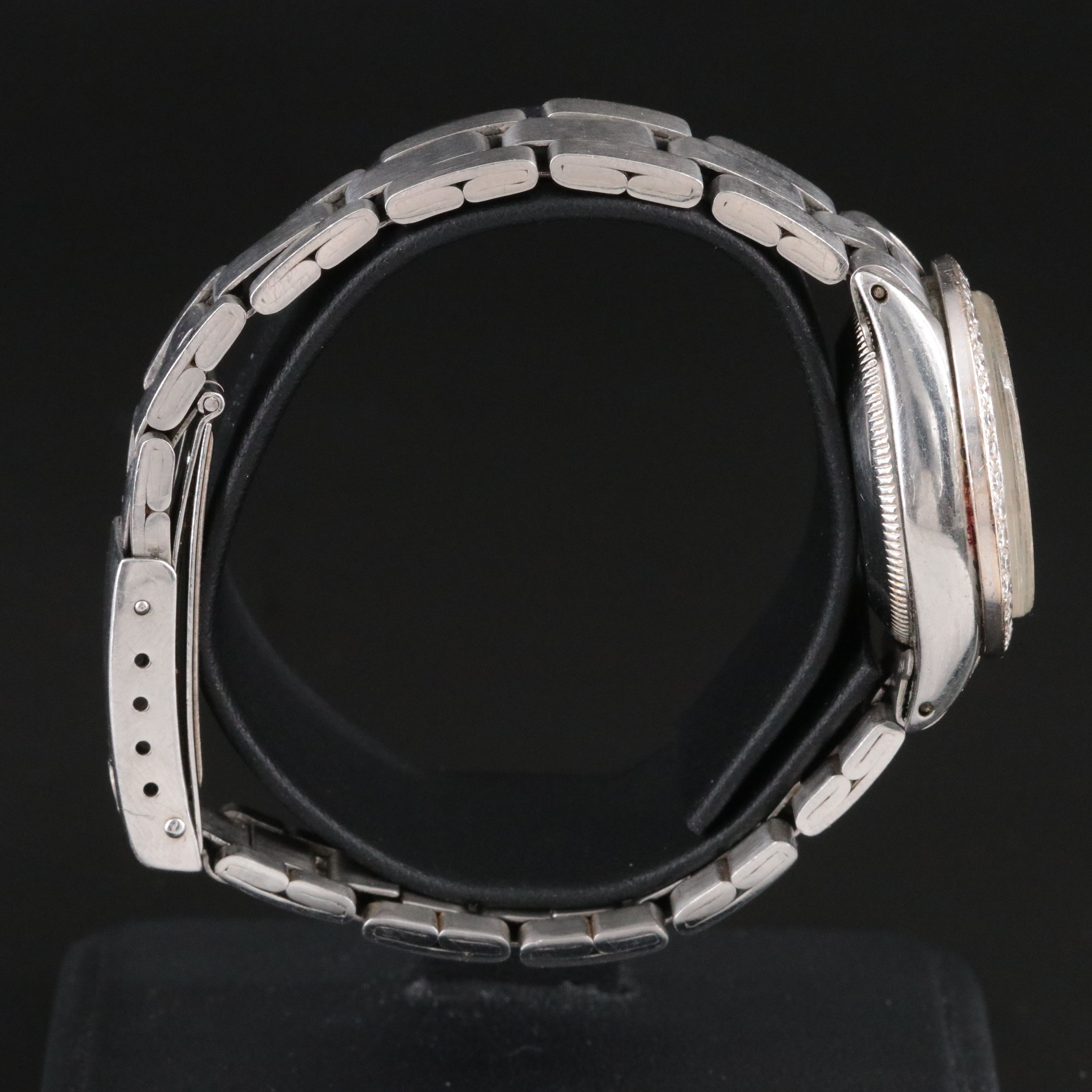 Rolex Datejust 6517 Custom Diamond Vintage Watch c.1969