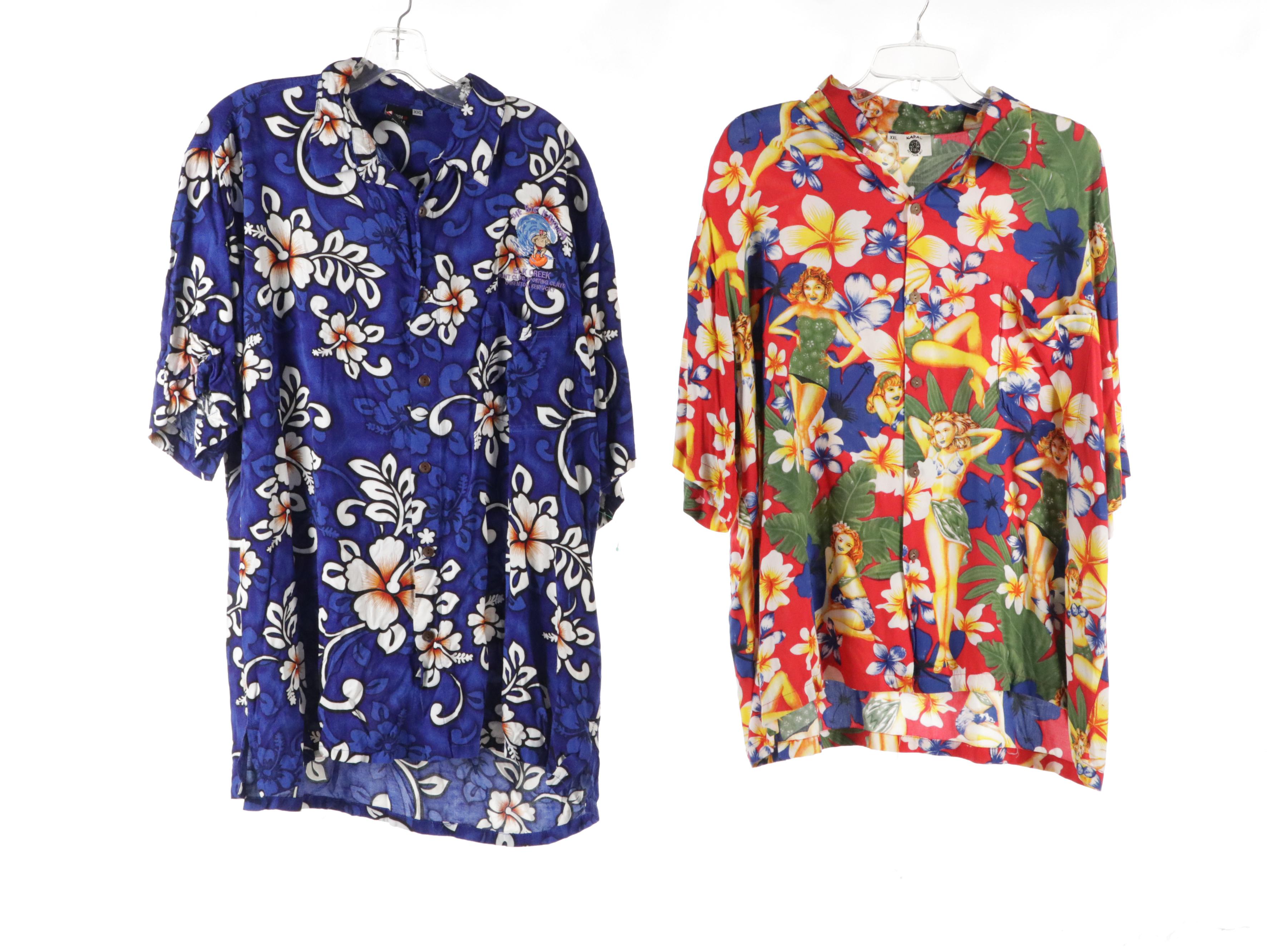 Men's Hawaiian Style Shirts from Kapal, Squish Wear, and Campia Moda