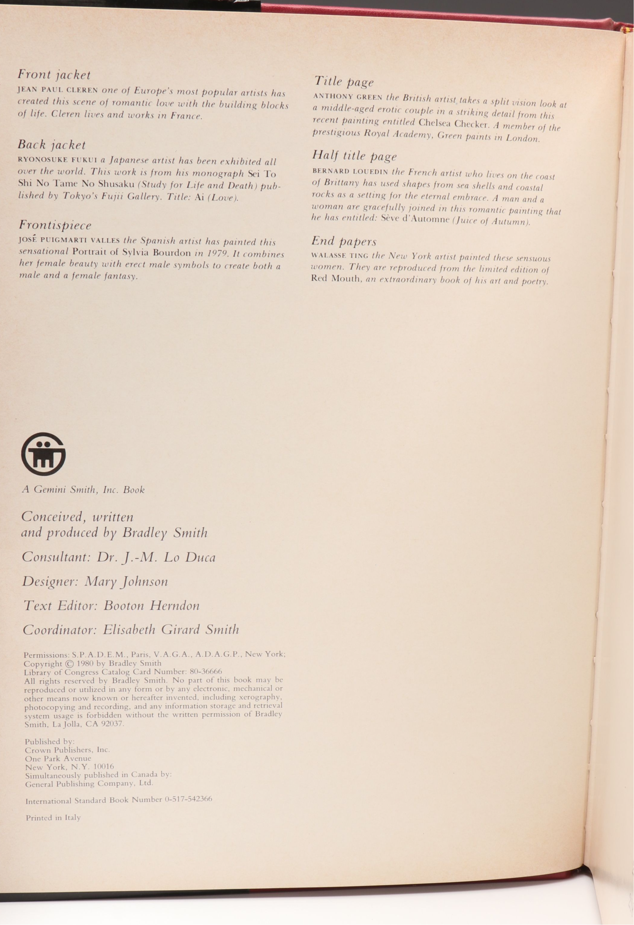 "20th Century Masters of Erotic Art" and More Erotica Art History Books