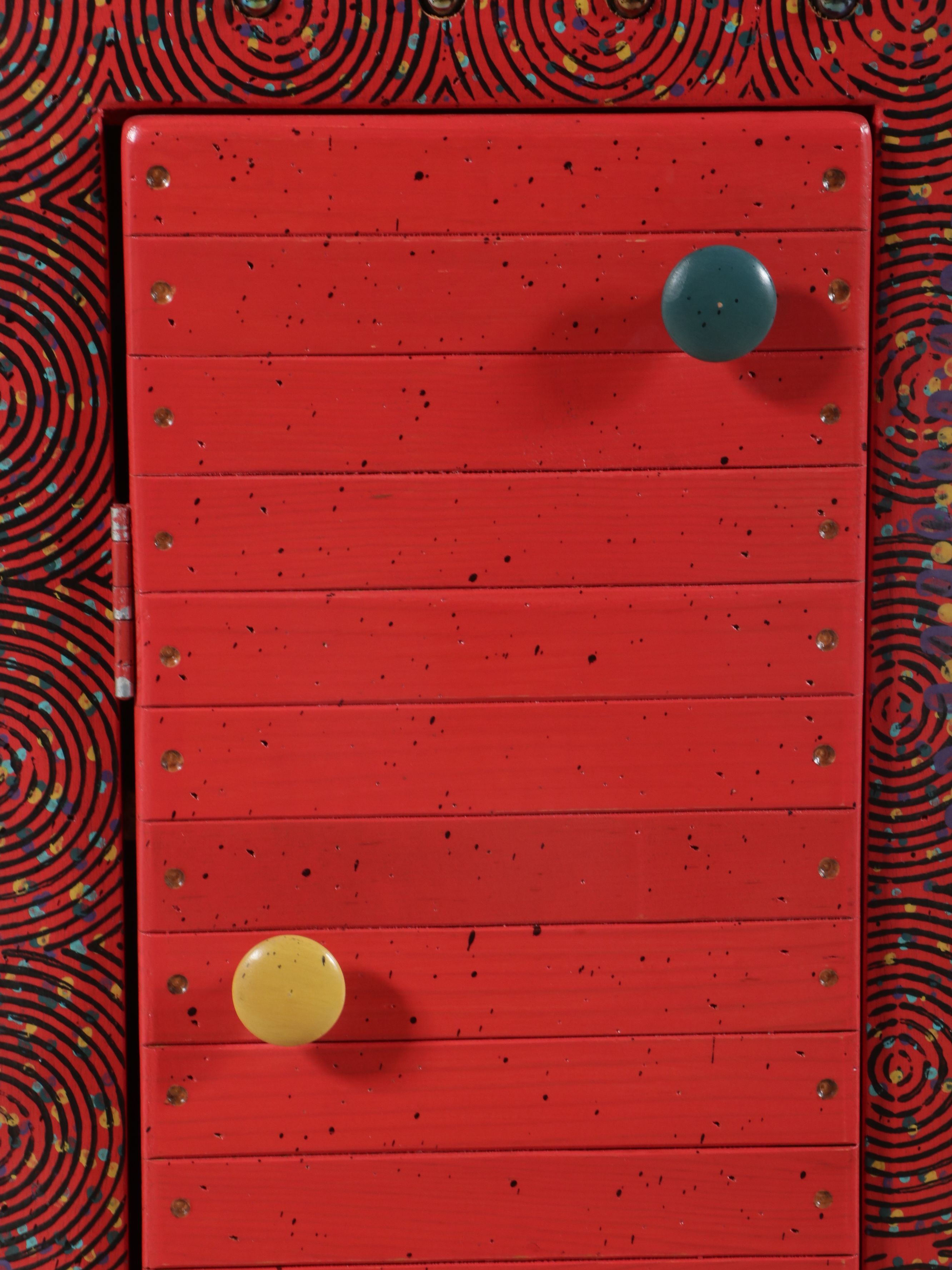 David Marsh Studio "S-Curve" Whimsical Tall Chest, 2003