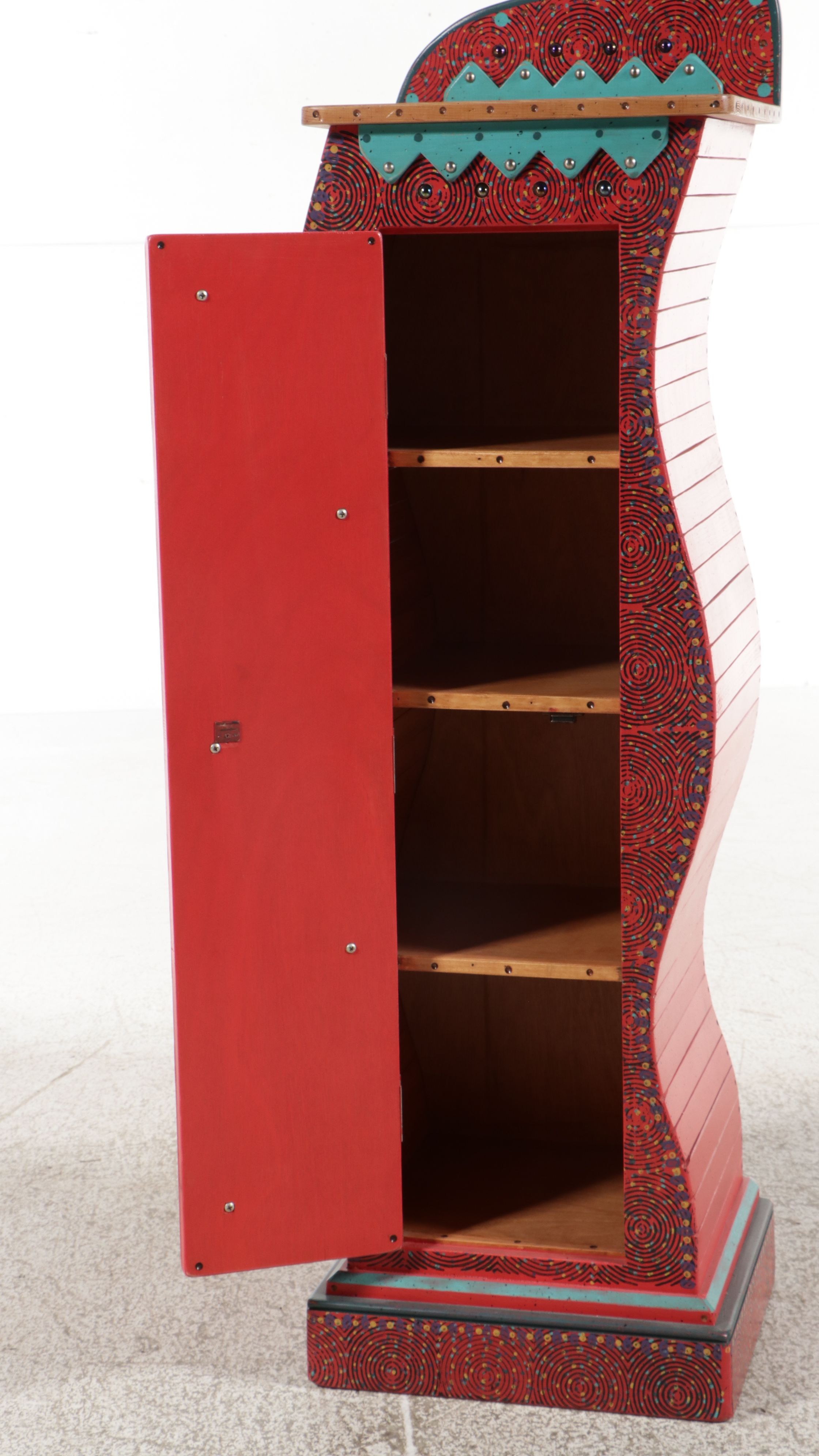 David Marsh Studio "S-Curve" Whimsical Tall Chest, 2003