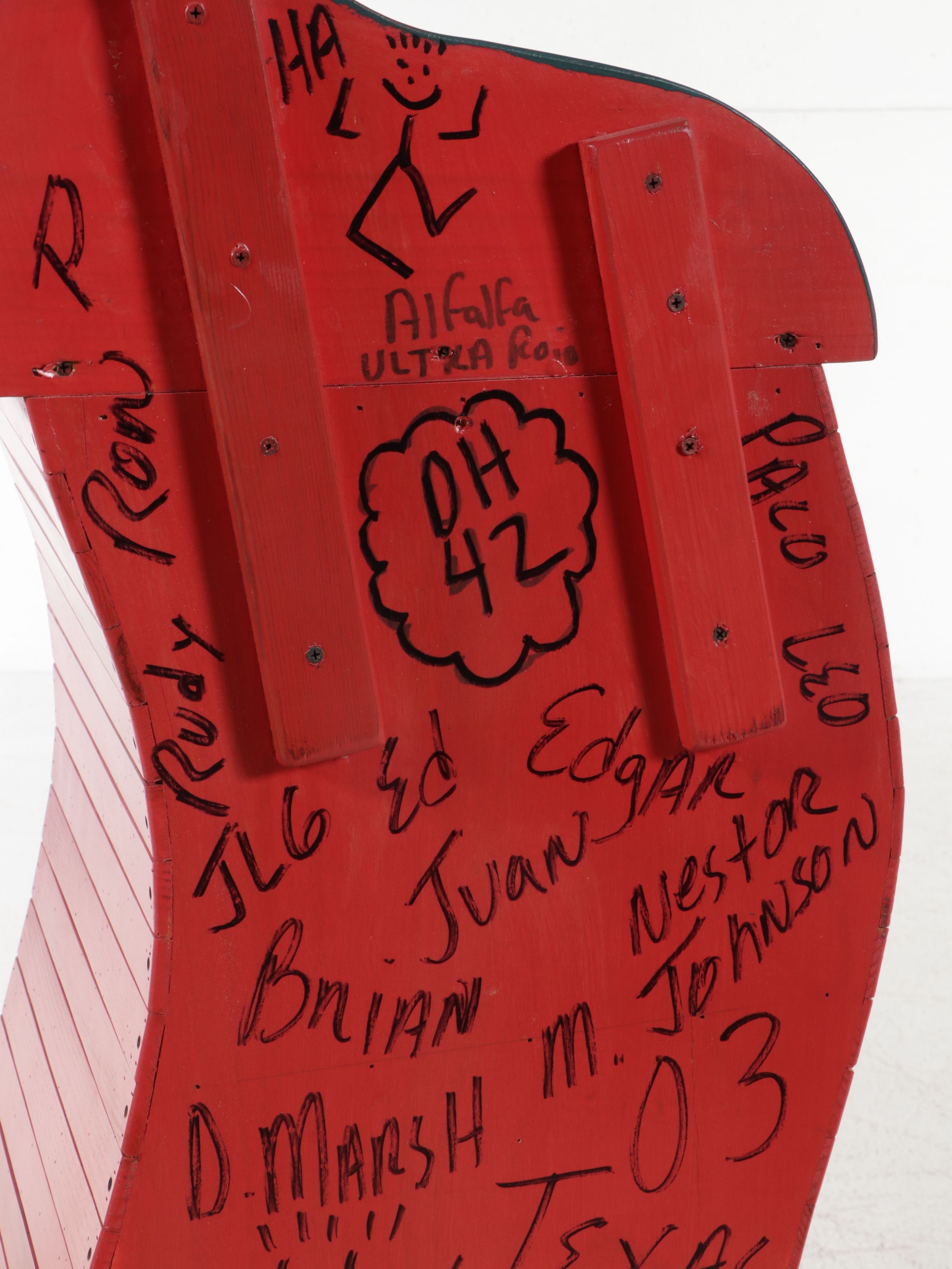 David Marsh Studio "S-Curve" Whimsical Tall Chest, 2003